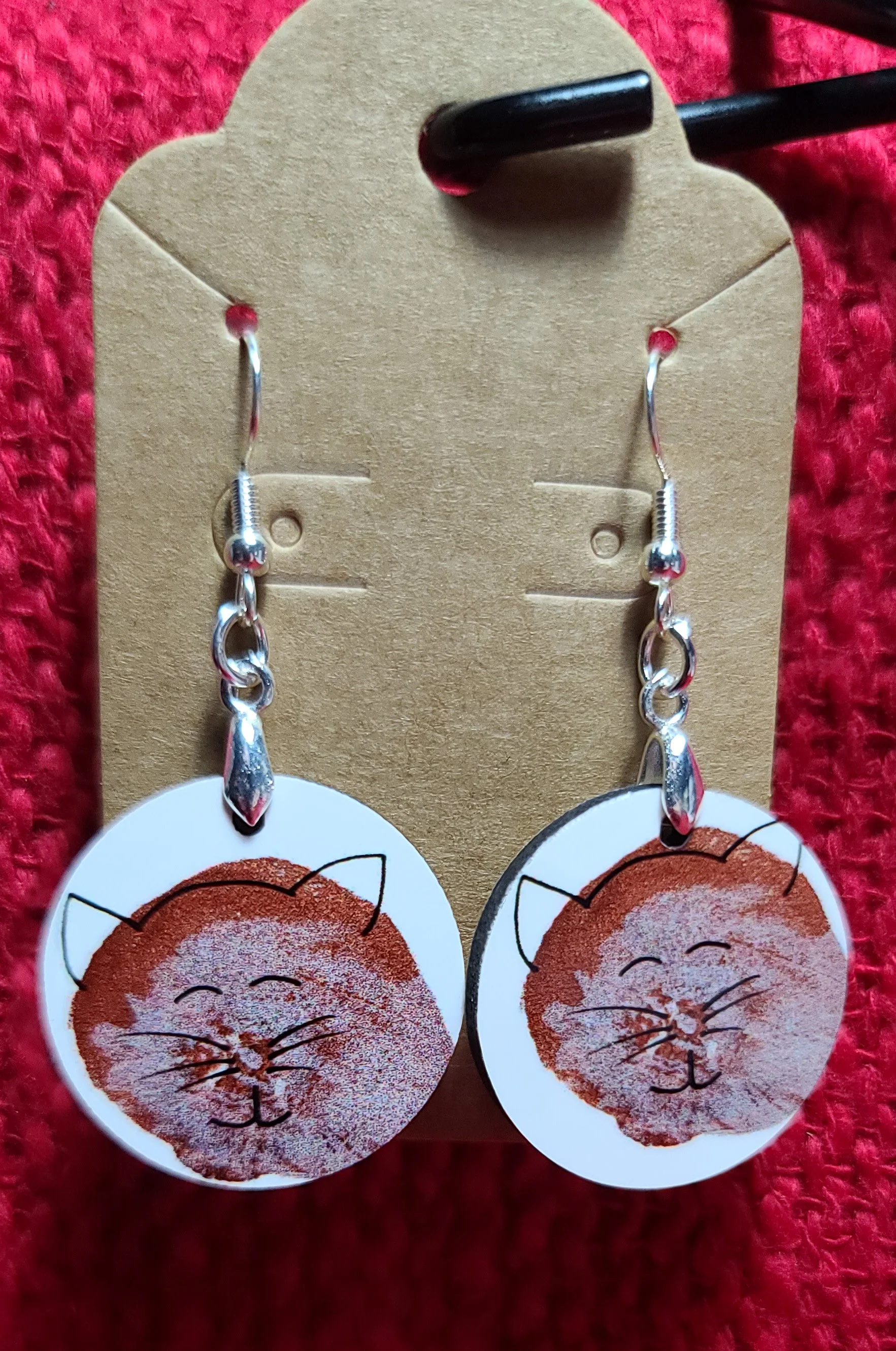Cat Face Earrings