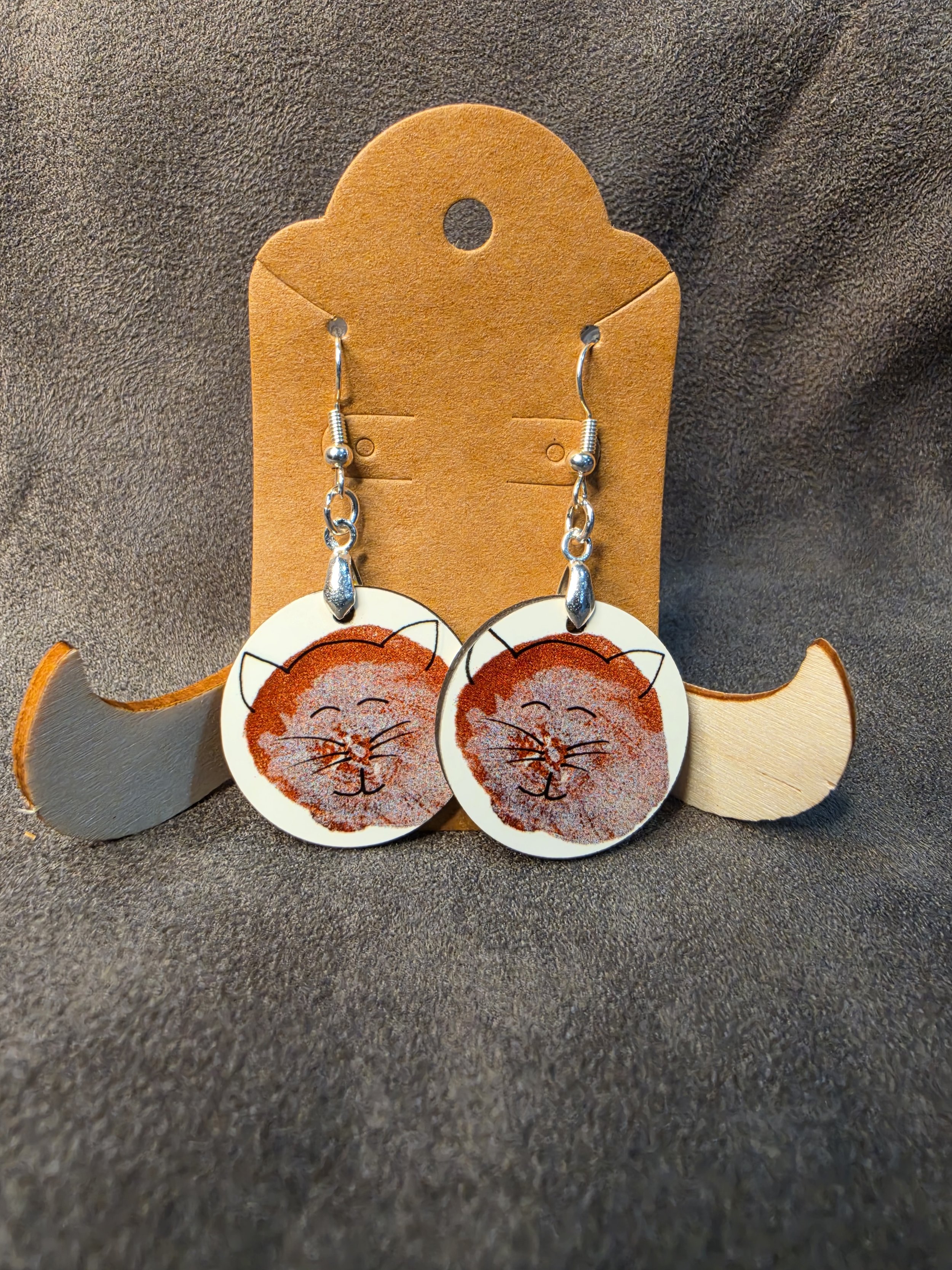Cat Face Earrings