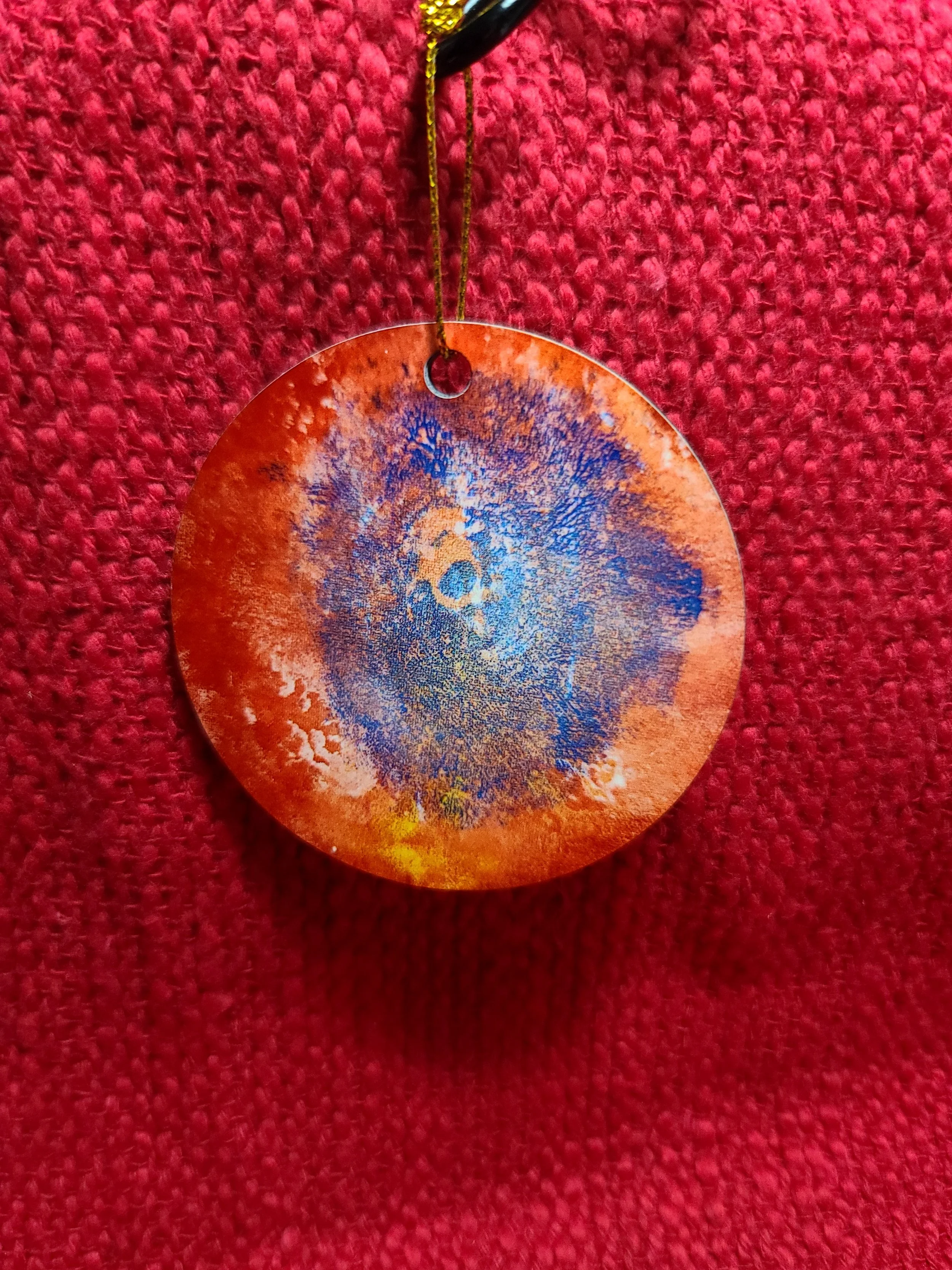 Ornament (blue and orange)