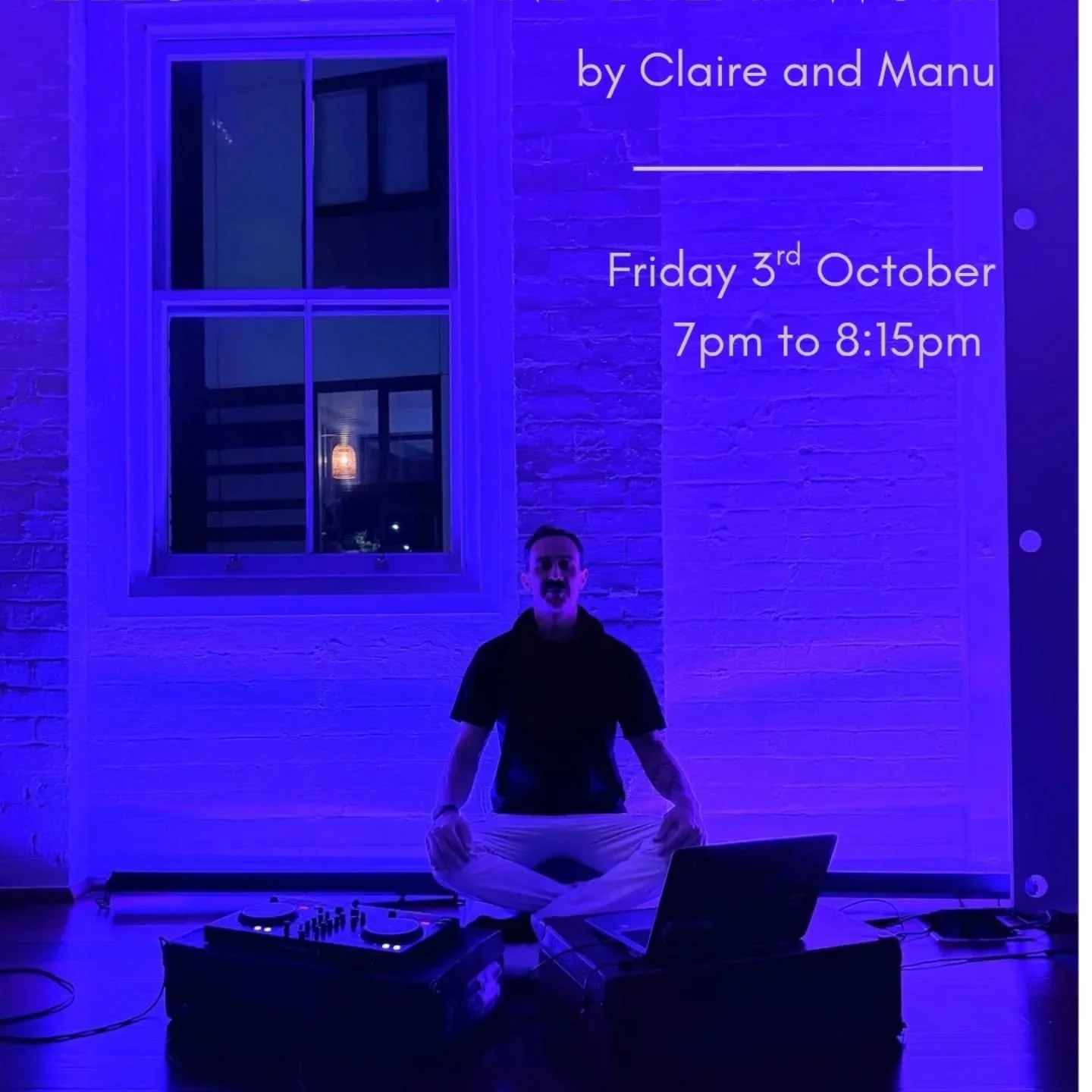 Join @clairerobbie and me this Friday, the 3rd of October, for another Electric Yin and Breathwork ⚡️ 7pm to 8:15. 

Tickets via @wearesomm_