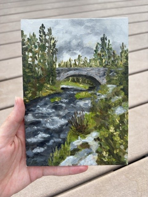 Yellowstone Bridge, WY- - Currently on Display at the JKR Gallery in Provo, UT (Available for purchase through their gallery)