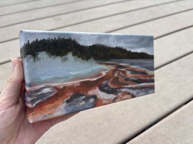 Grand Prismatic, Yellowstone, WY - Currently on Display at the JKR Gallery in Provo, UT (Available for purchase through their gallery)