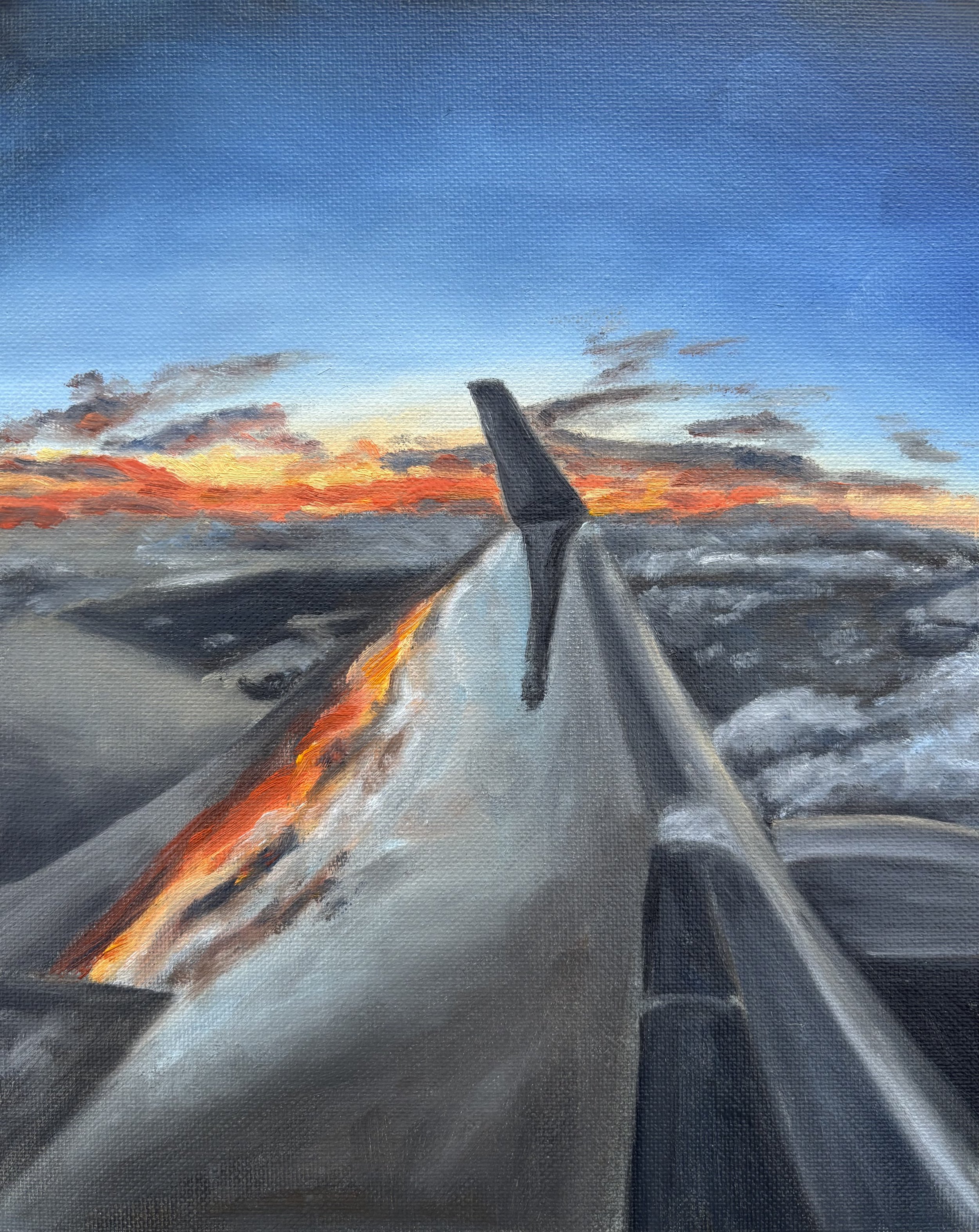 Flying from Sunset to Sunrise *