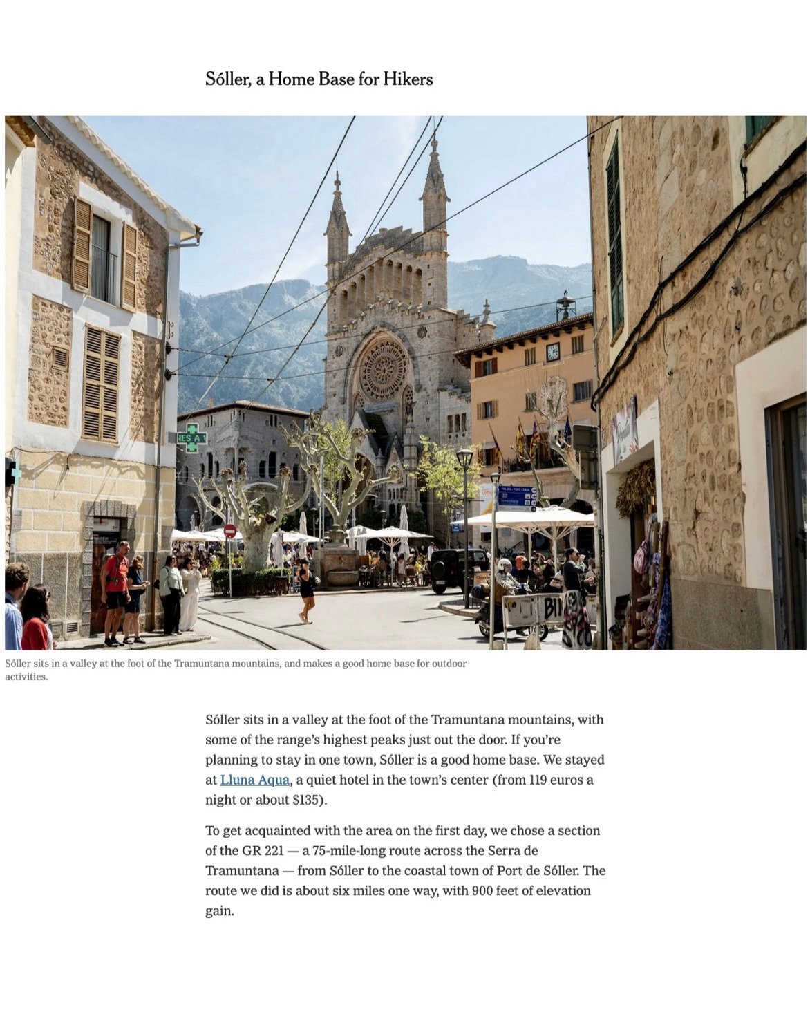 NYTimes - Mallorca Trails