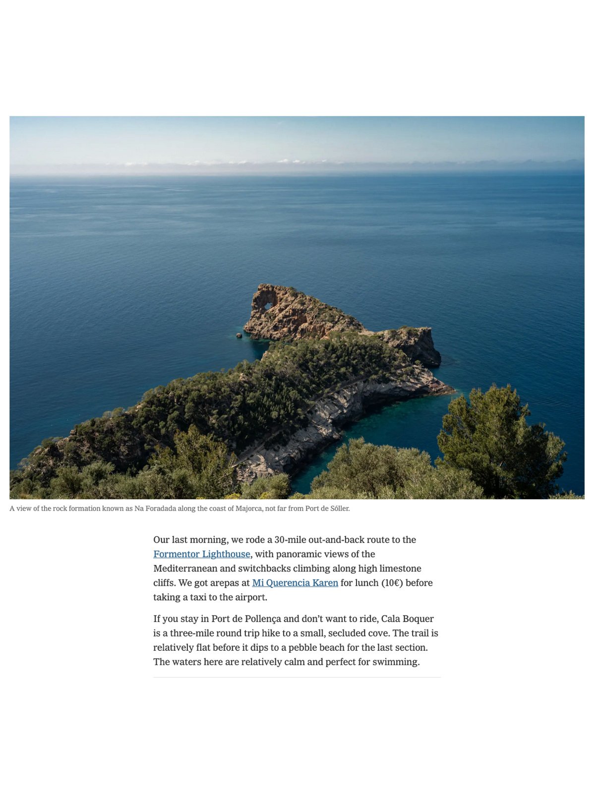 NYTimes - Mallorca Trails