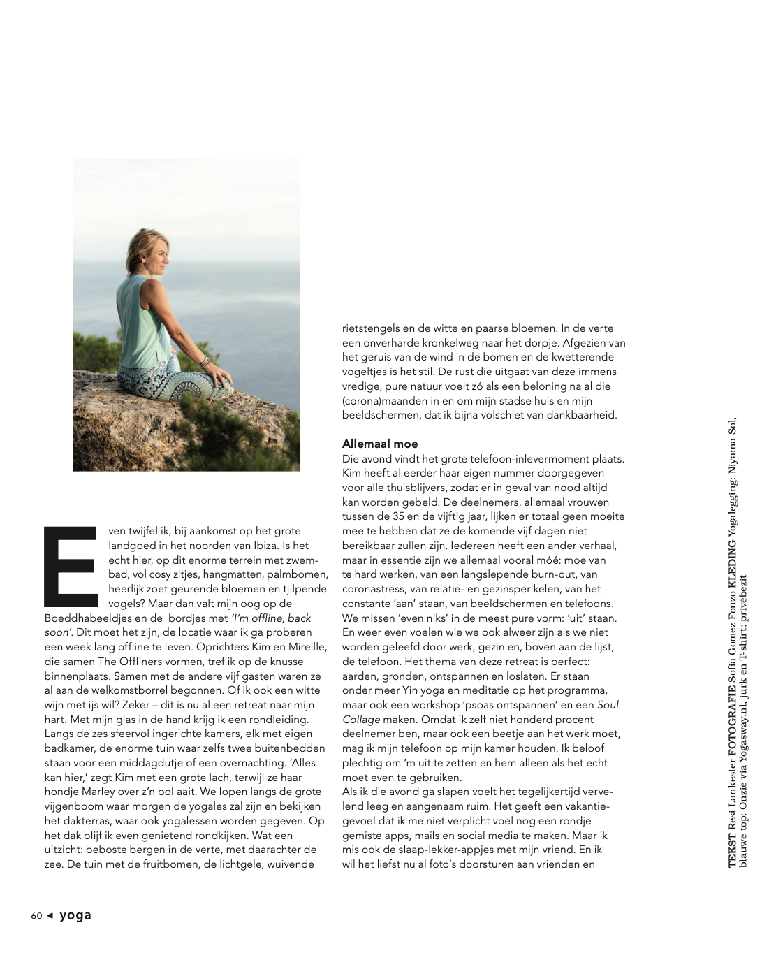 Yoga Magazine NL - Ibiza Retreats