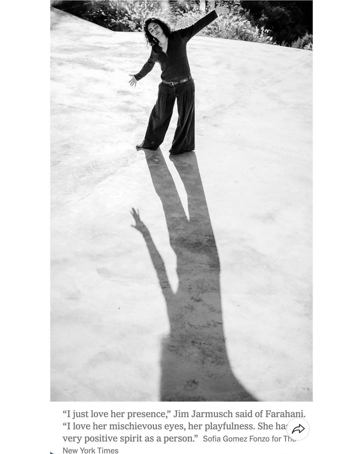 NYTimes - Golshifteh Farahani