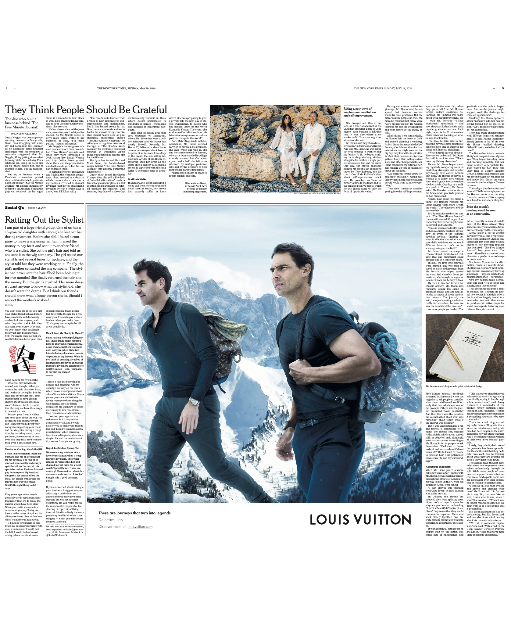 NYTimes - The Five Minute Journal
