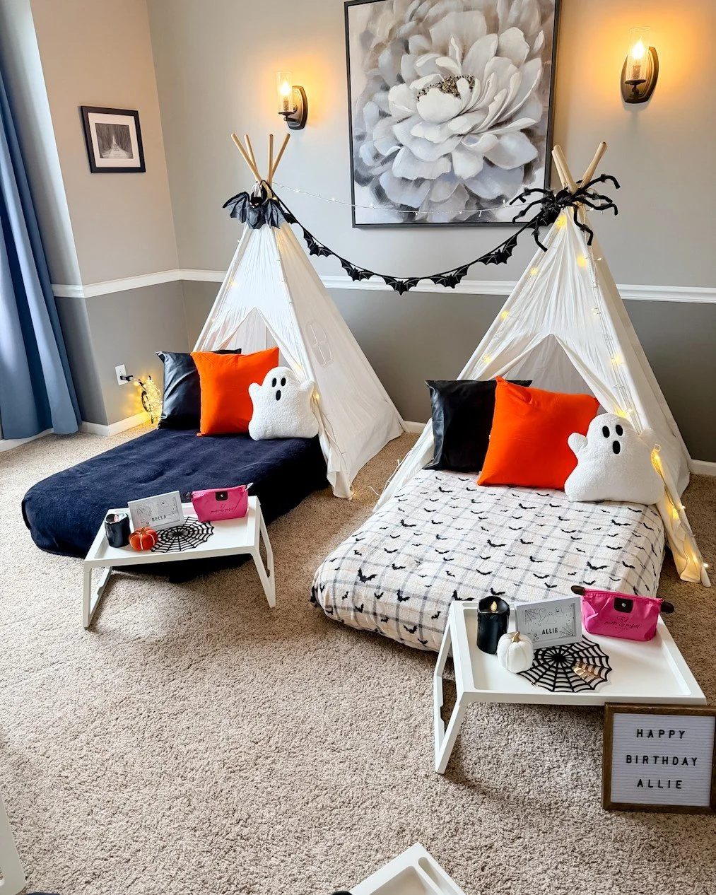 When you have a 14-year-old client who loves your Spooktacular Halloween theme, but wants it to be more “chic“, you make it happen!
What do you guys think of the sleek and more mature take on Spooktacular? I’m thinking Halloween ch