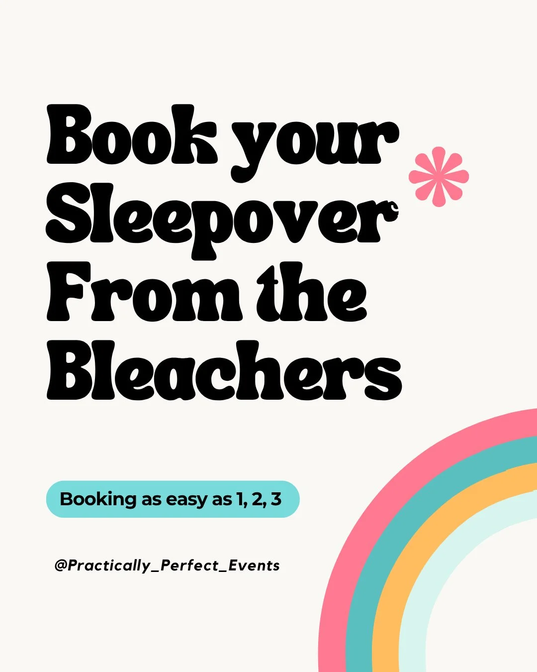 Planning your kiddo's birthday party with little time? We've got you!⁠
⁠
Step 1- fill out our lead form found in our Instagram bio, Facebook, or website and select &ldquo;ready to book&rdquo;! ⁠
You&rsquo;ll give us all the slumber party deets like d