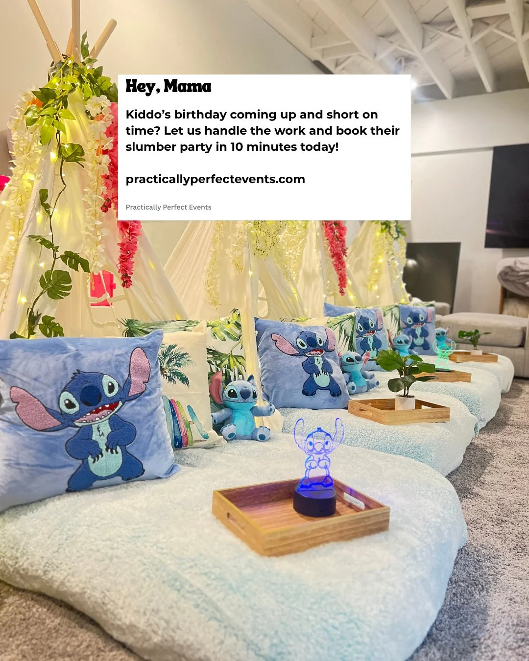 Your child's next unforgettable celebration is just a few clicks away! 🤩 ⁠
⁠
We're busy turning ordinary nights into extraordinary luxury slumber party dreams, and our dates are disappearing quickly!⁠
⁠
Whether it's a birthday, a special treat, or j