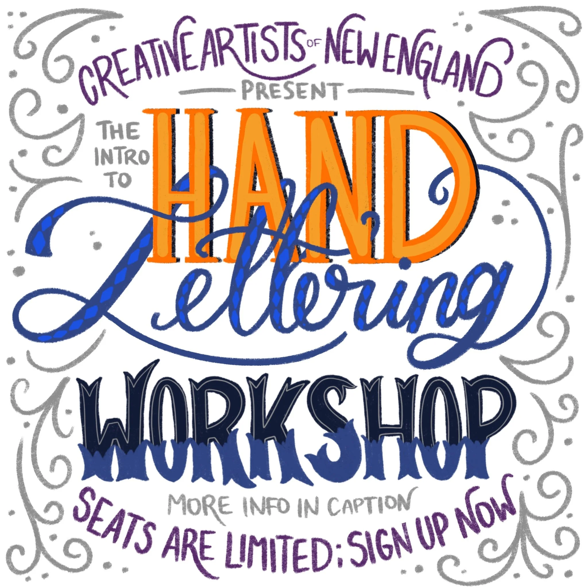 (Workshop) CANE Presents: The Intro to Hand Lettering Workshop