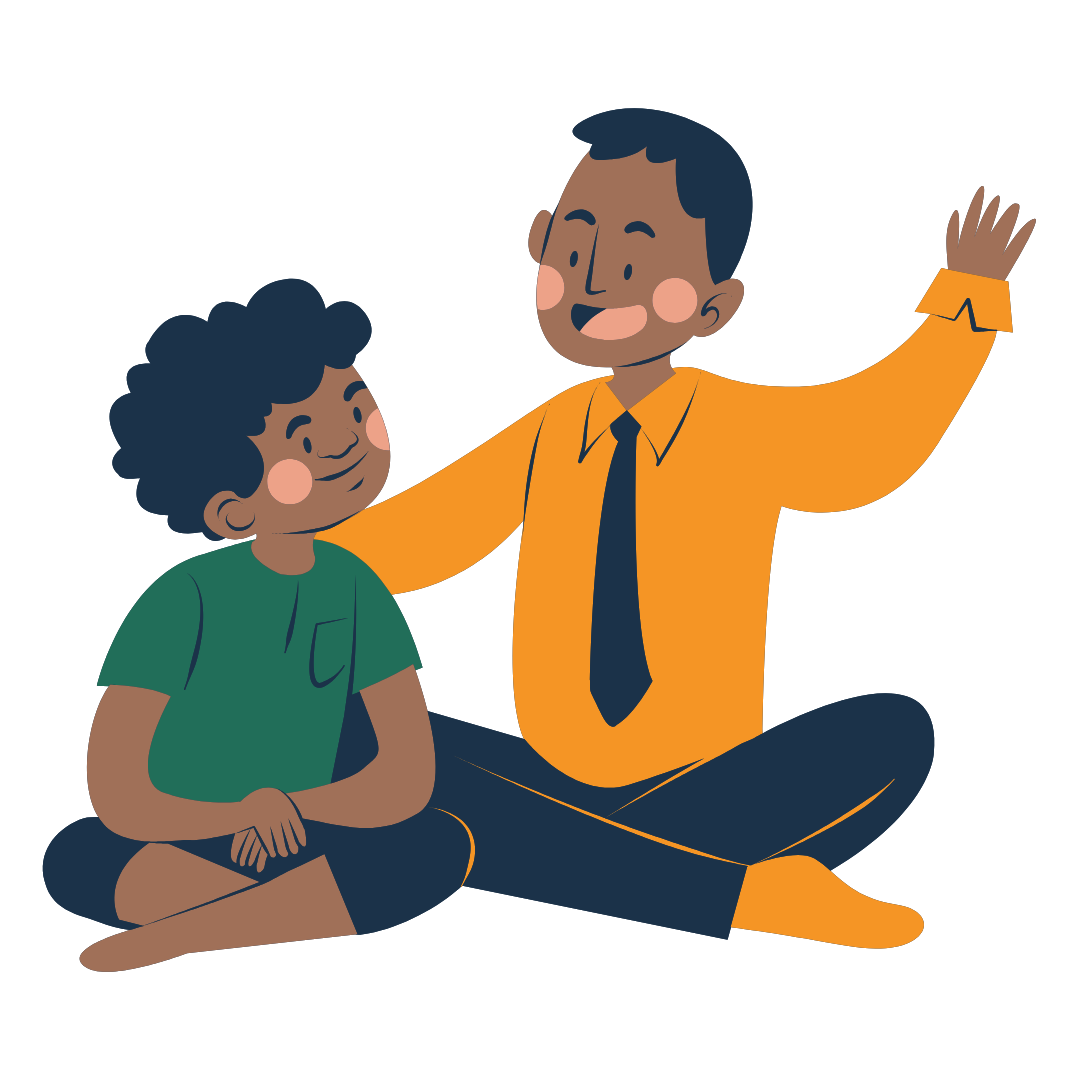 Illustration representing counseling at Sterling School