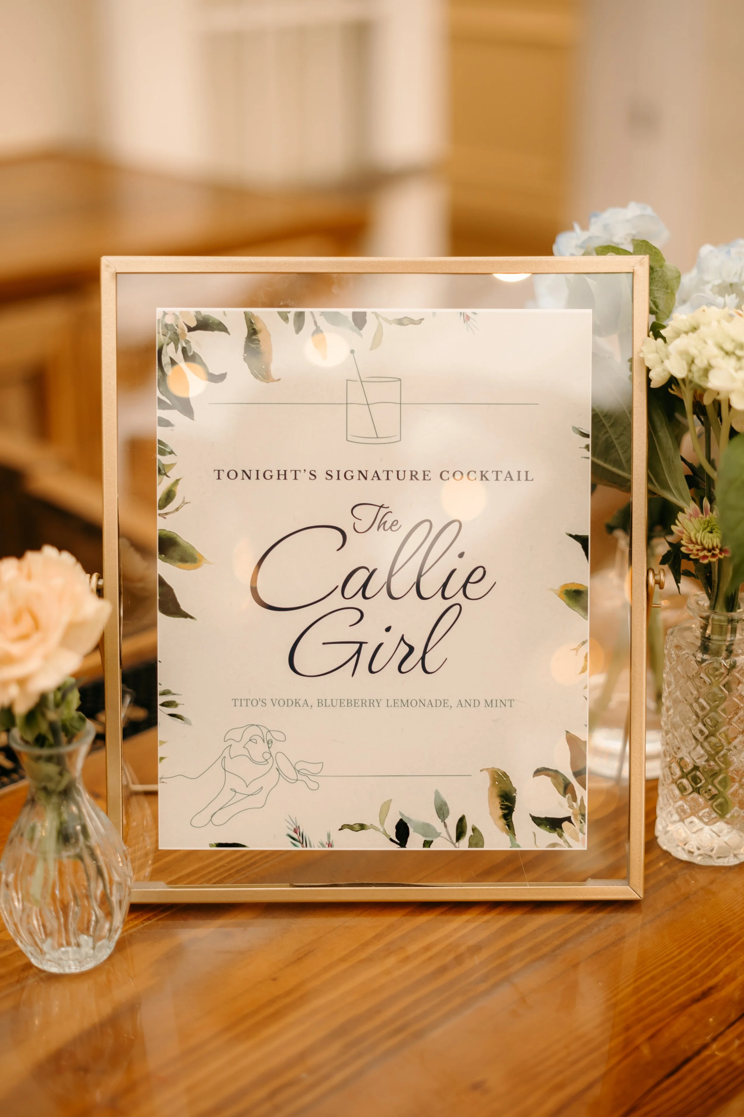 Wedding Signage - Cocktail