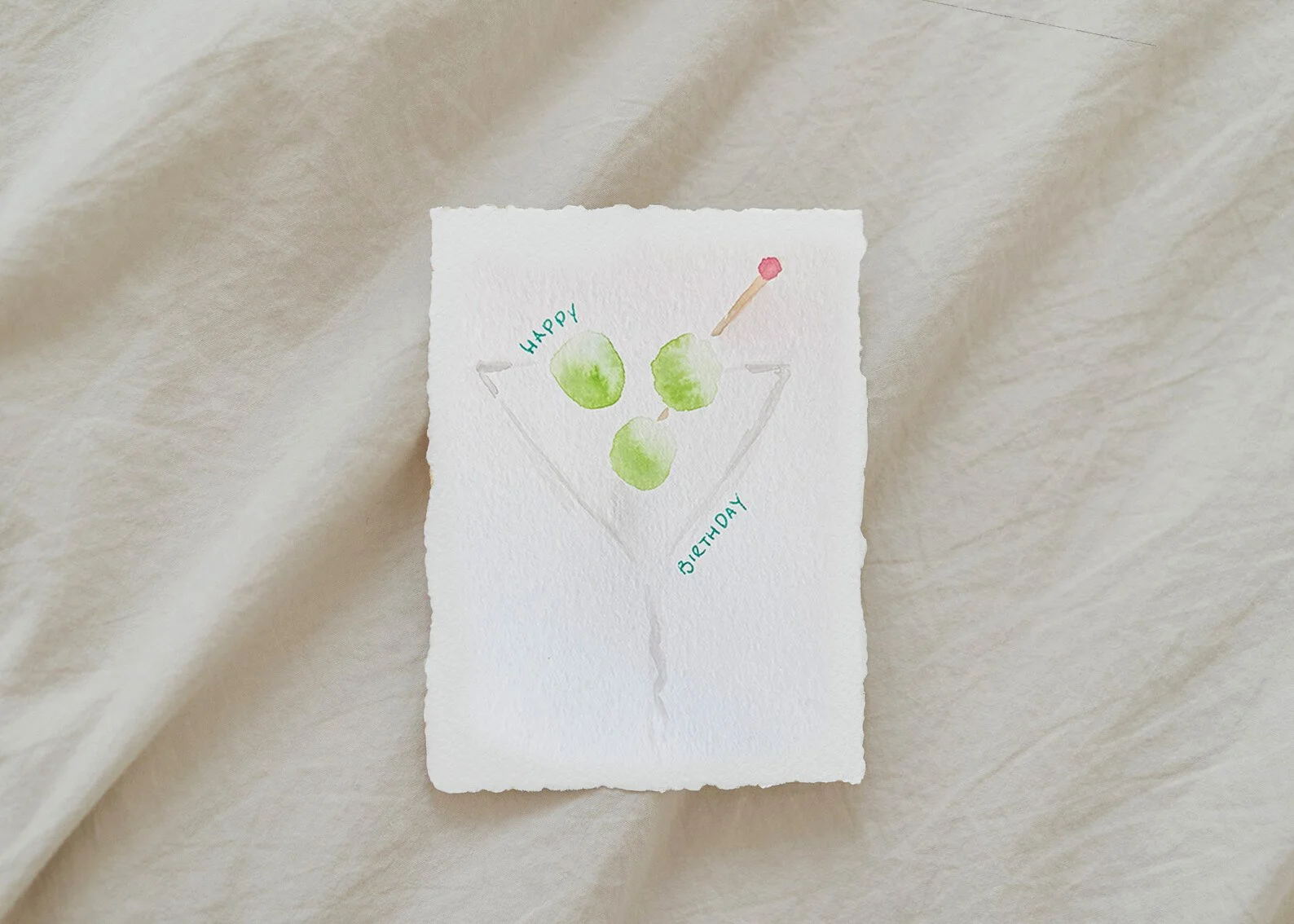 Greeting Card - Hand Painted