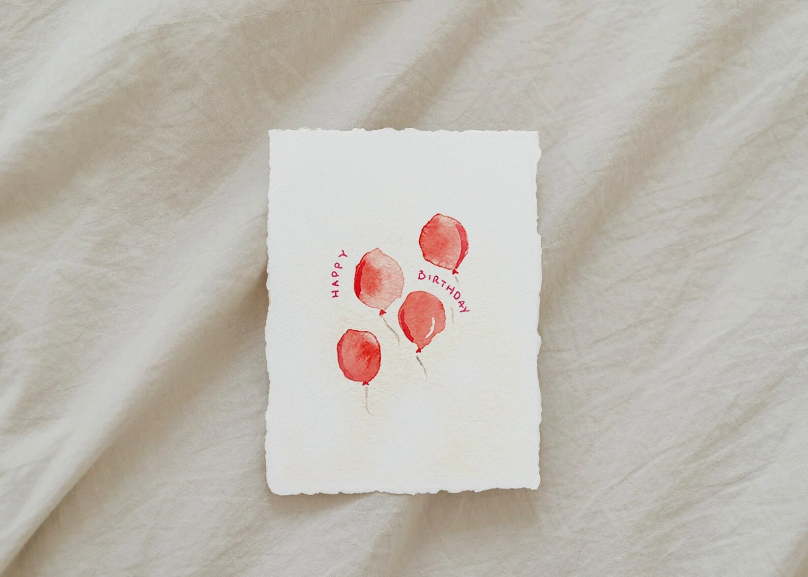 Greeting Card - Hand Painted