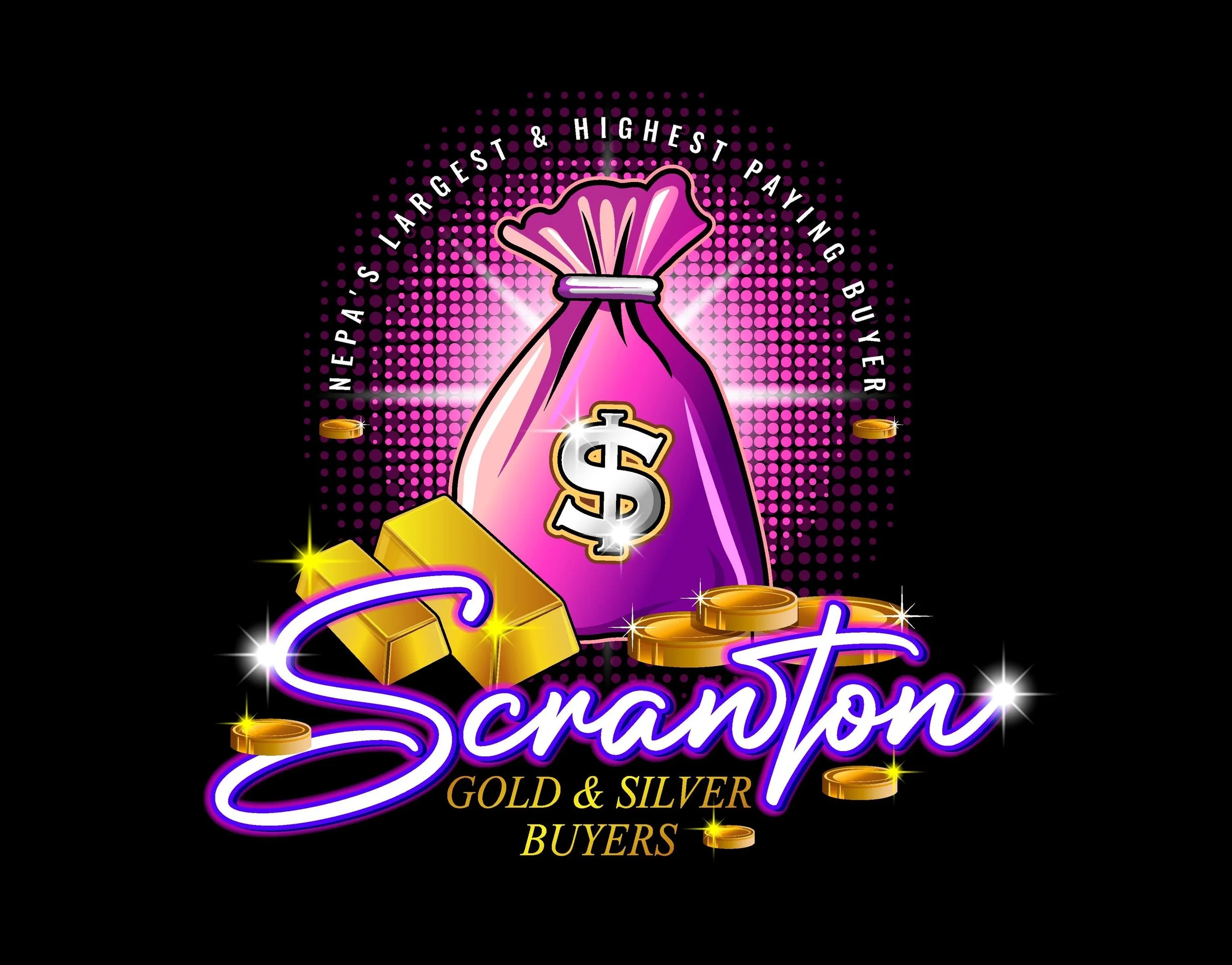 Official logo for Scranton Gold Buyers, the premier local gold, silver, and jewelry buyers in Scranton, PA.