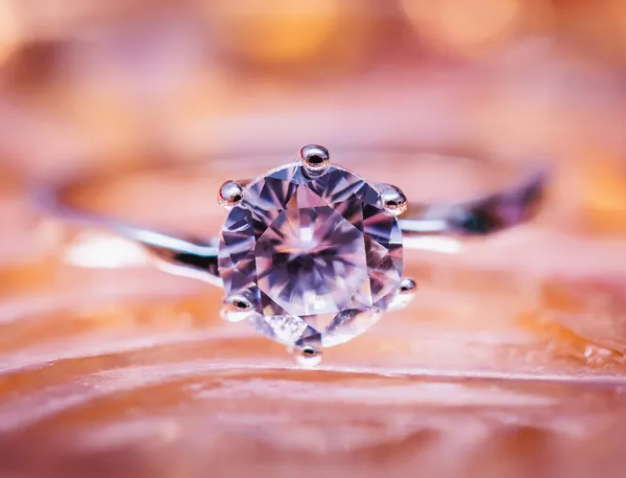 A stunning gold diamond engagement ring available for appraisal and cash payout at Scranton Gold Buyers.