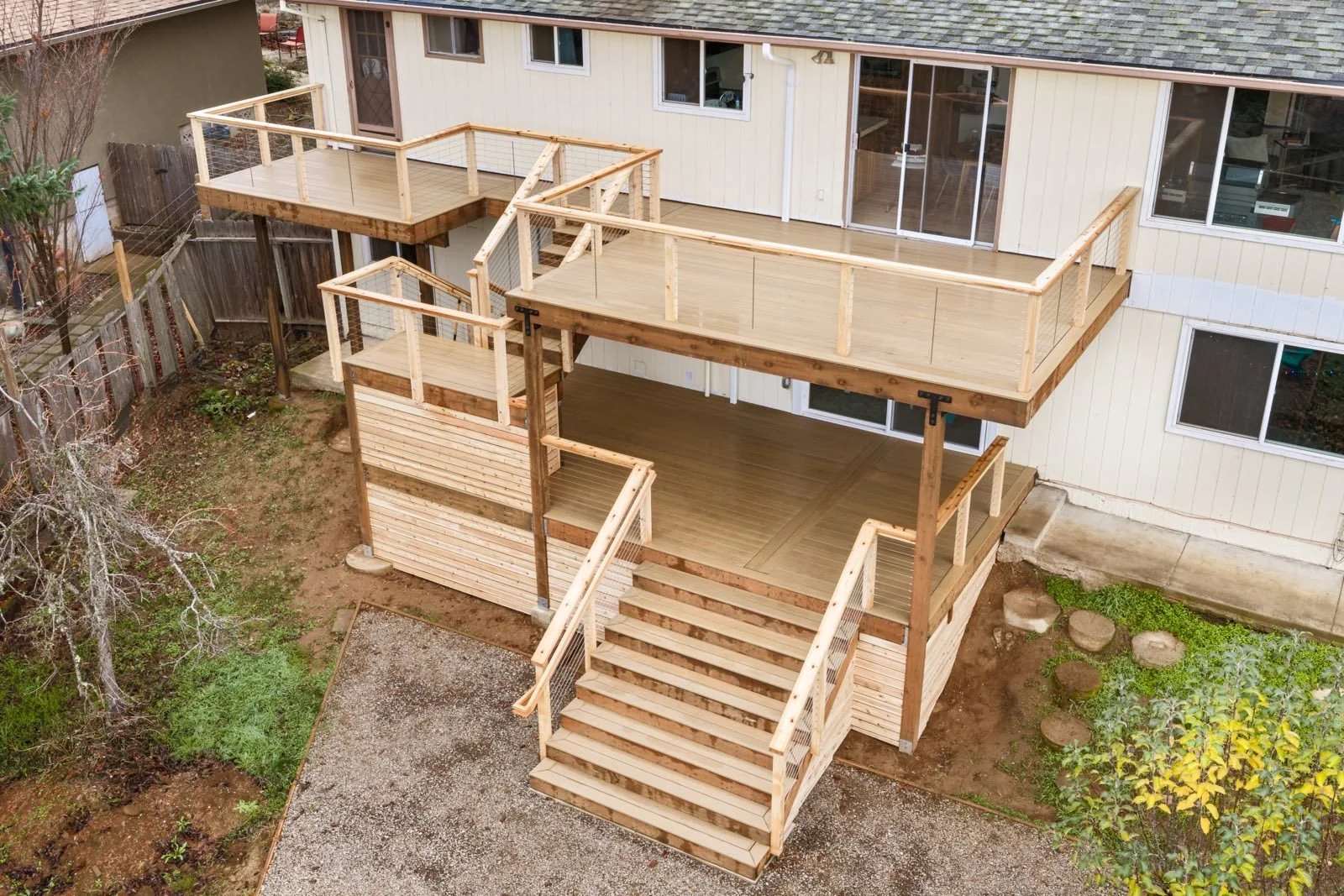 TimberTech Front and Back Deck Design