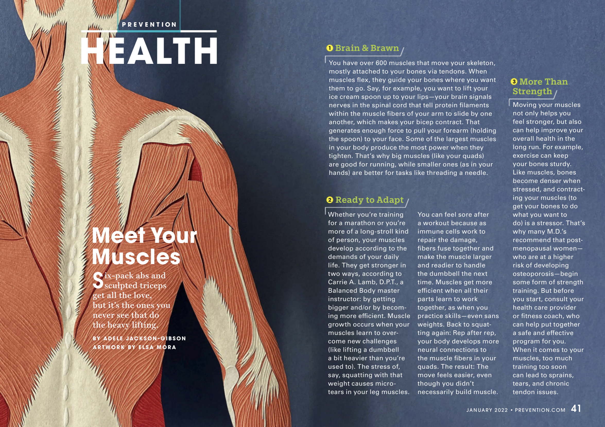 Carrie was quoted in Prevention Magazine