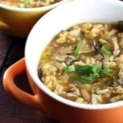 Porcini and Wild Rice Soup