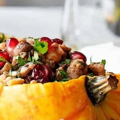 Thanksgiving Stuffed Acorn Squash