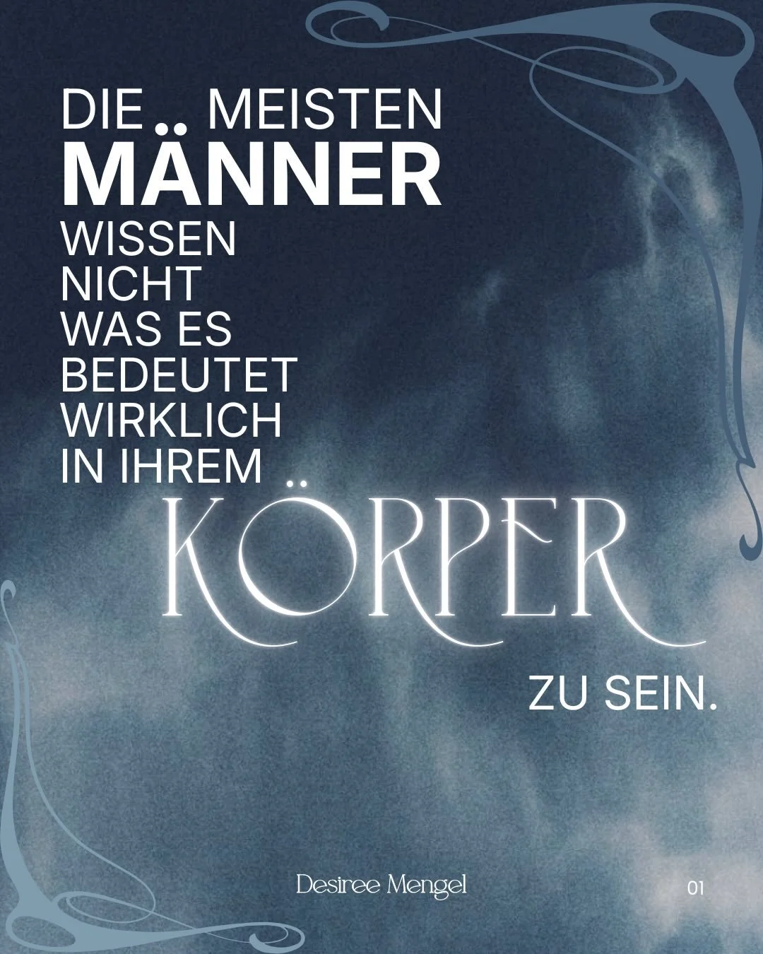 Nicht als Kritik - sondern als Einladung. Niemand hat es ihnen gezeigt. Wir brauchen neue Bilder von M&auml;nnlichkeit. Verk&ouml;rpert. Pr&auml;sent. F&uuml;hlend. Das ver&auml;ndert alles: seine Beziehungen, seine F&uuml;hrung, seine Lebendigkeit -