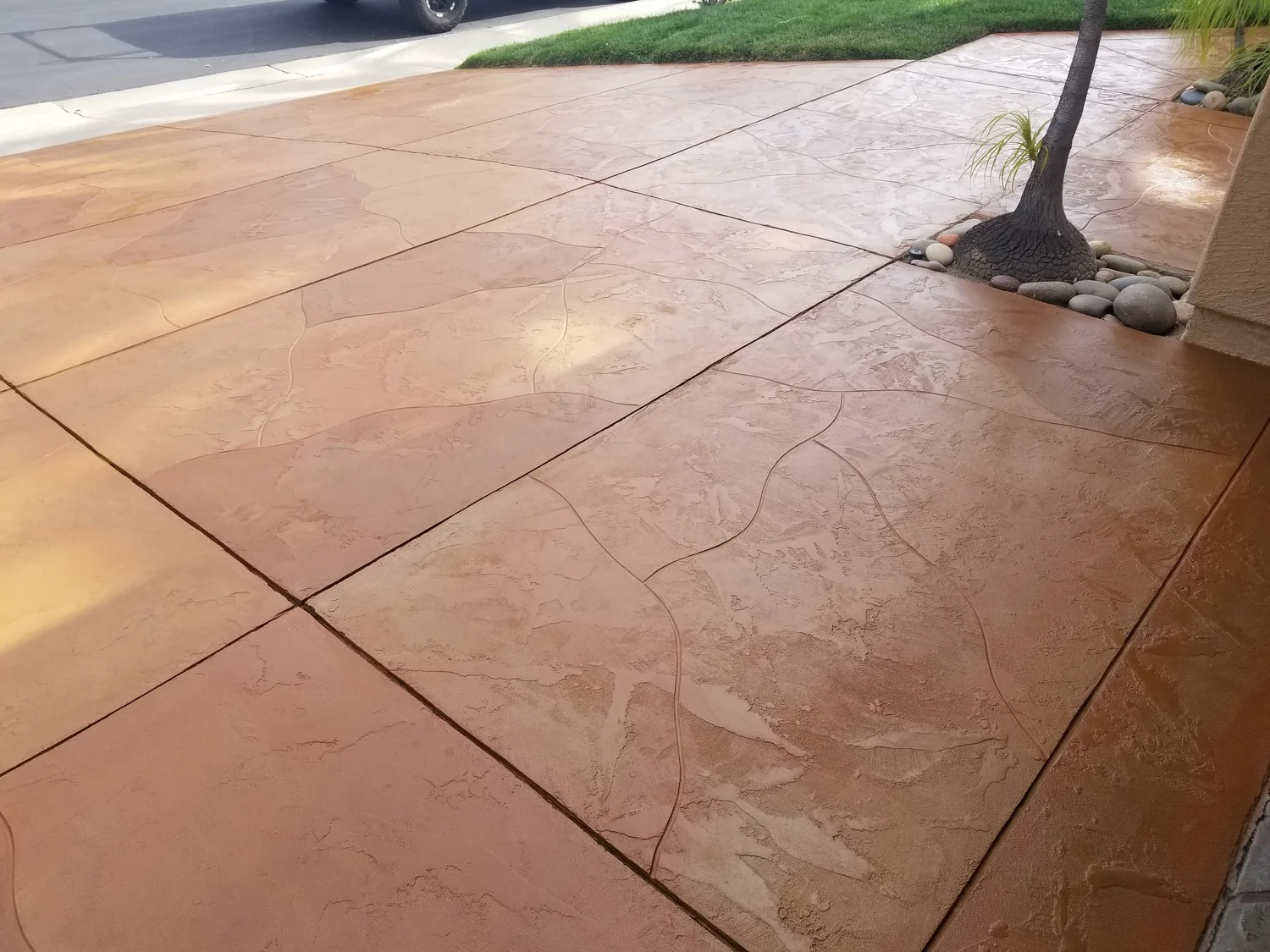 Concrete patio and walkway project