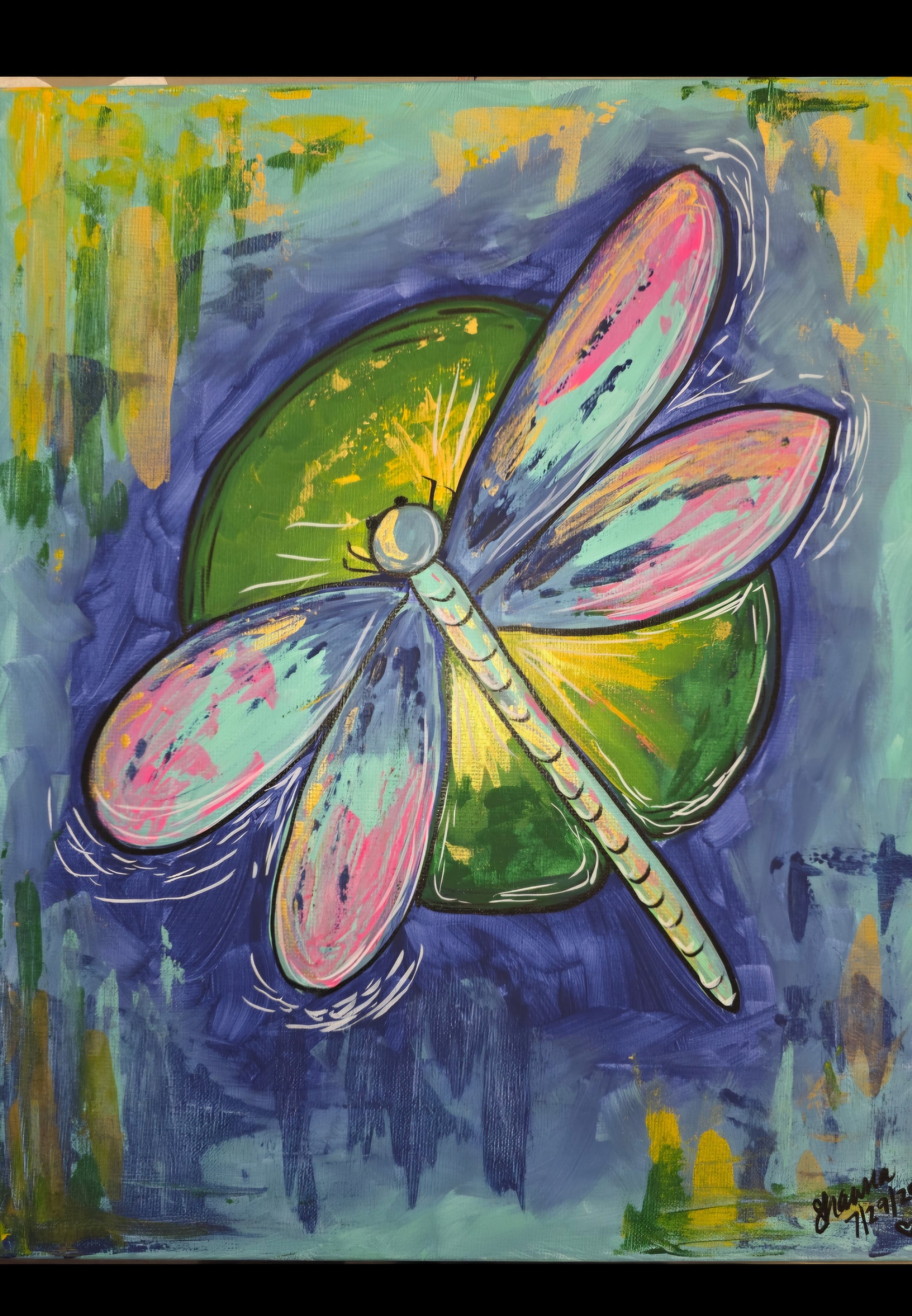 DRAGONFLIES & DRINKS -  A Messy in Mobile™ Paint Party with artist Shawna Spettel