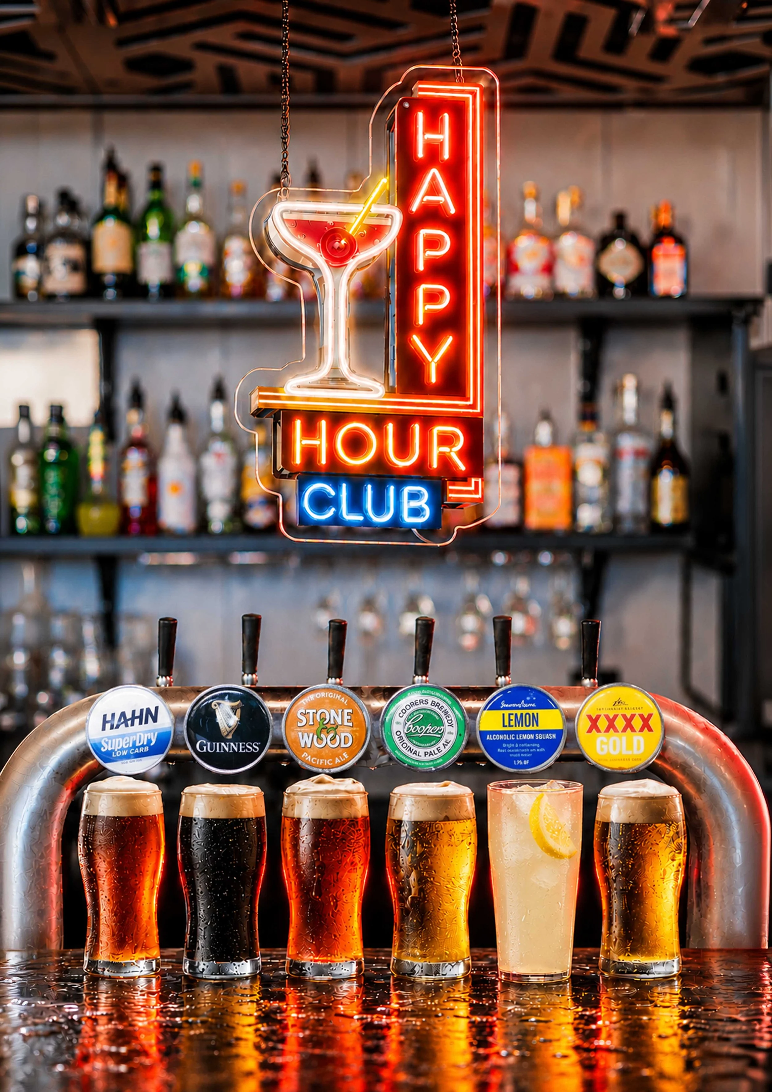 Happy Hours Every Day at the windy