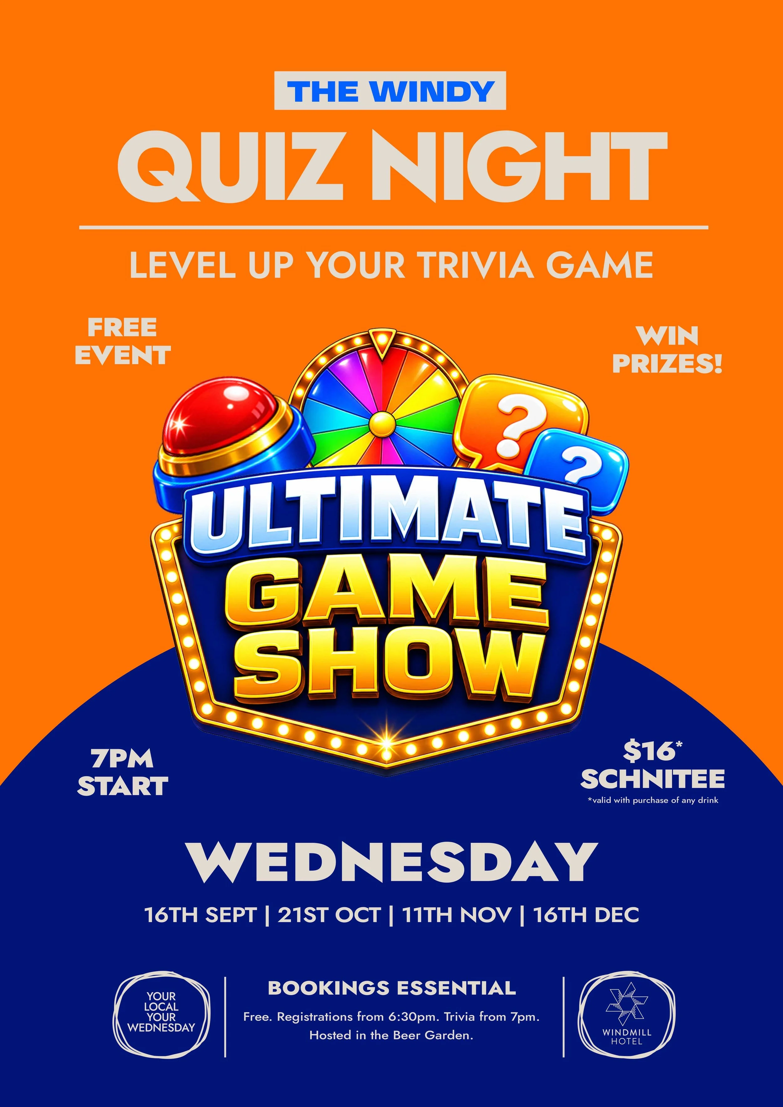 Ultimate game Show trivia at the Windmill 