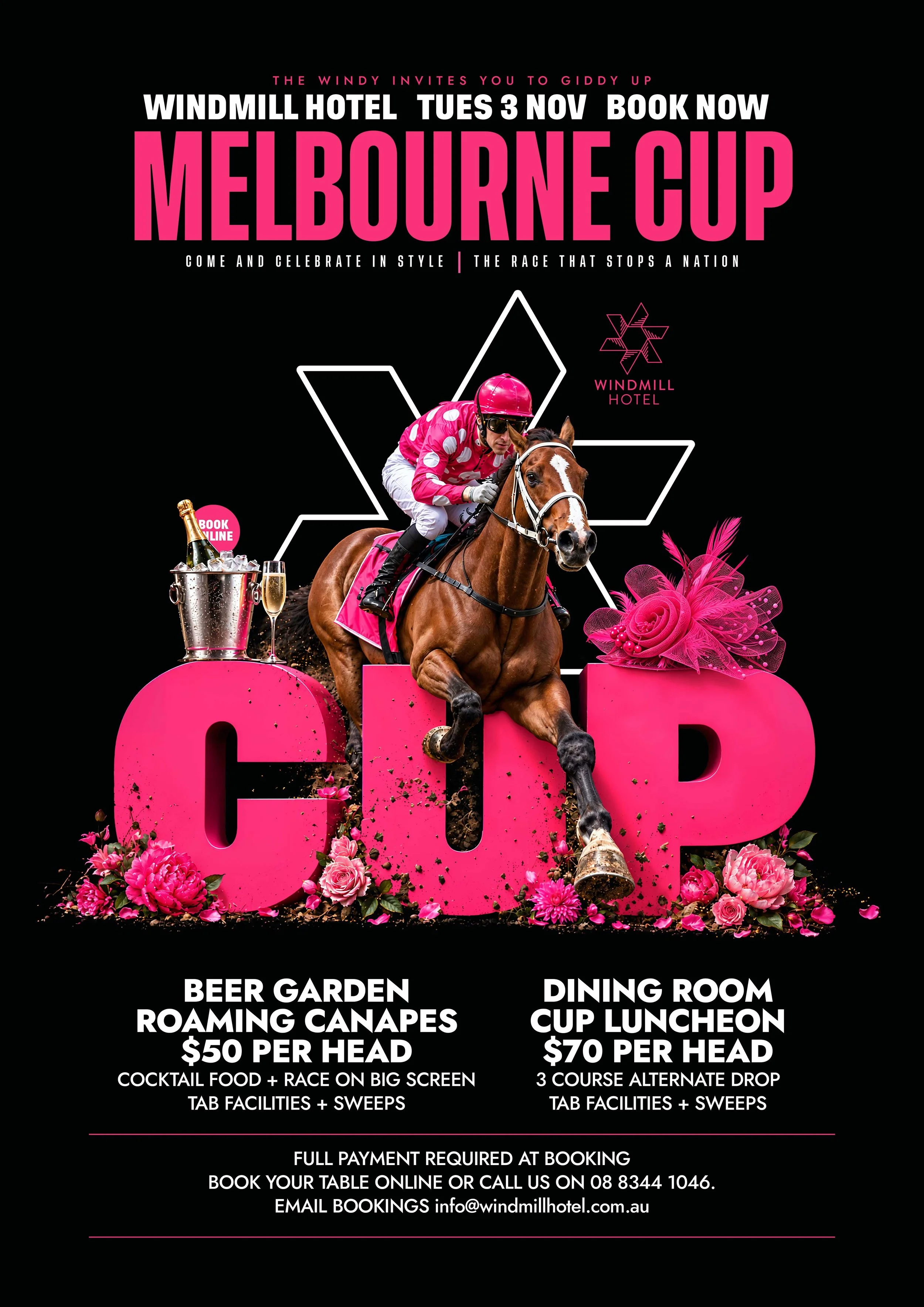 Melbourne Cup Day 2026 at the Windmill Hotel Prospect