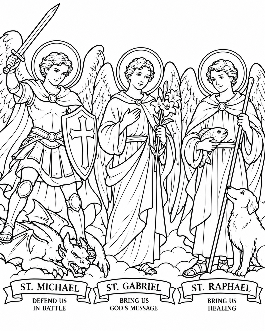 Archangels Michael, Gabriel, and Raphael.png