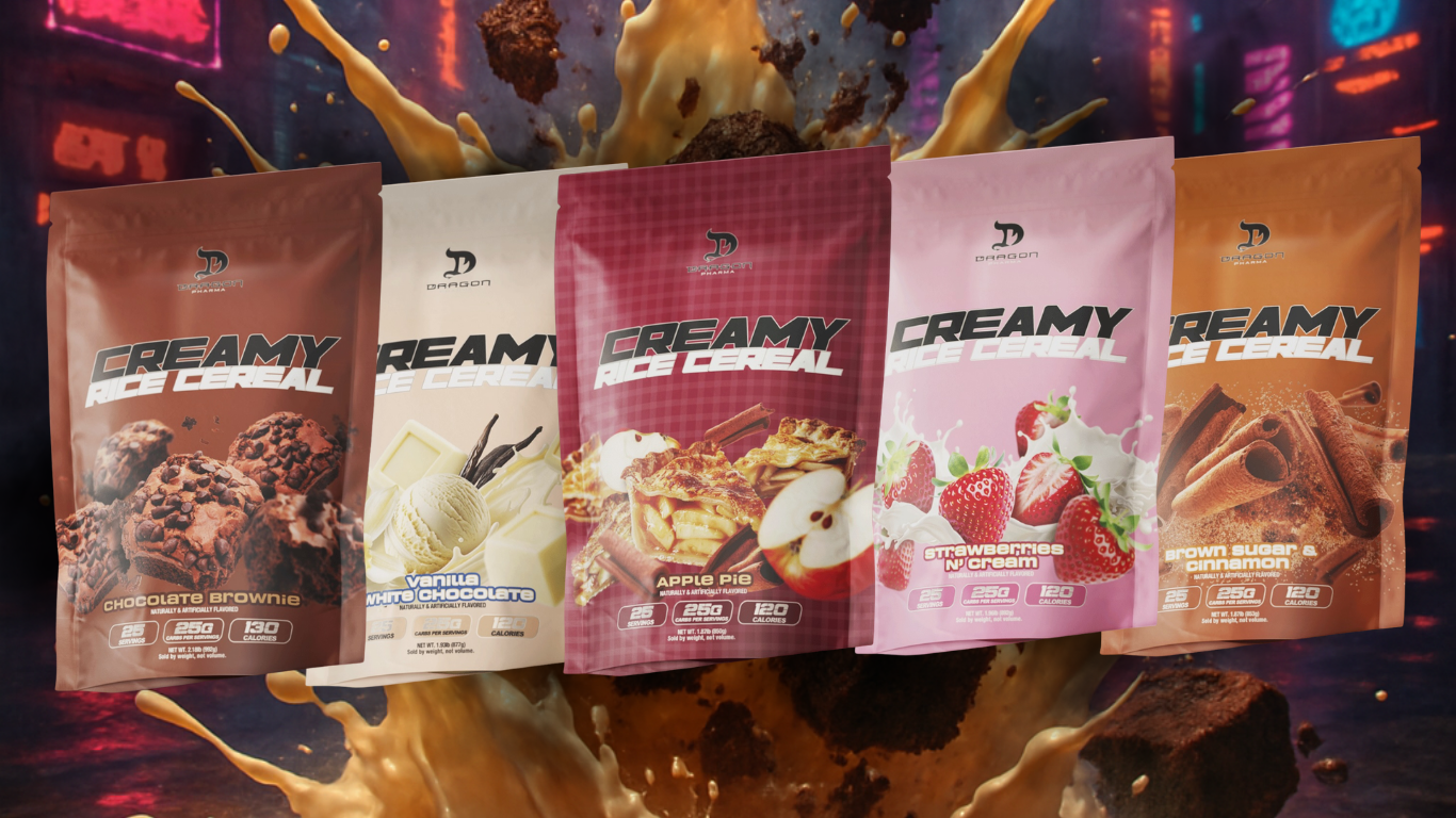 Dragon Pharma Releases Flavored Cream of Rice as the Carb Staple Continues to Trend