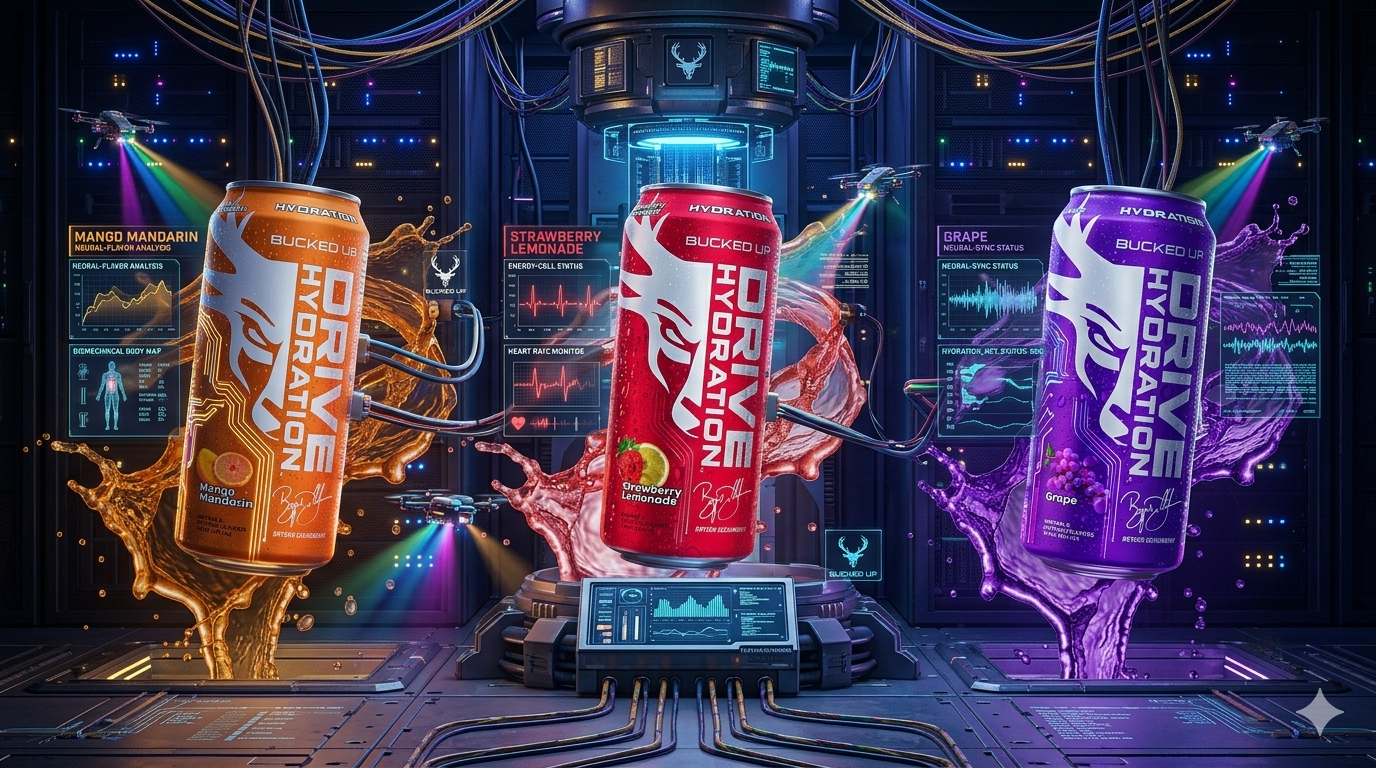 Bucked up Drive Hydration Is Here — Electrolytes + Focus in One (Bryson DeChambeau x PricePlow)