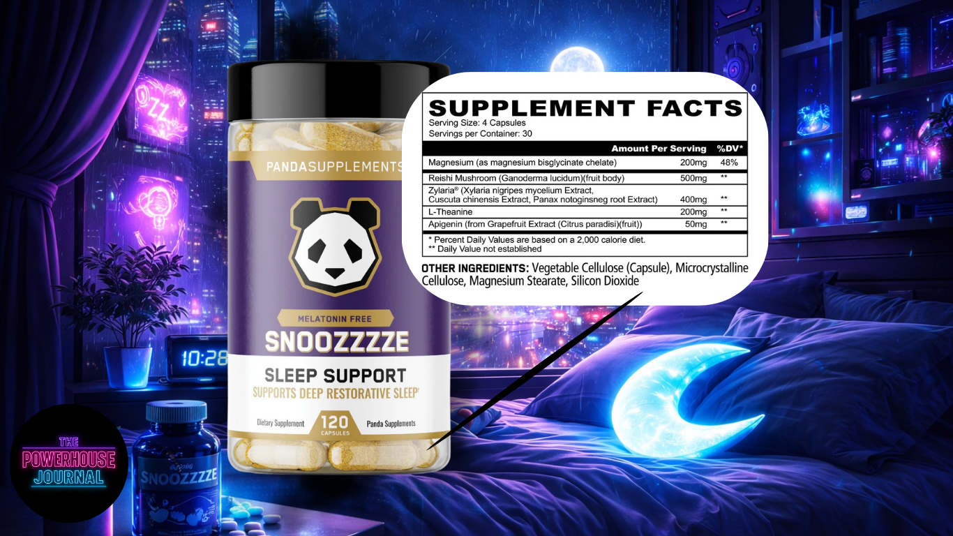 Panda Supps Drops Snoozzzze — The Melatonin-Free Sleep Formula Built for Recovery