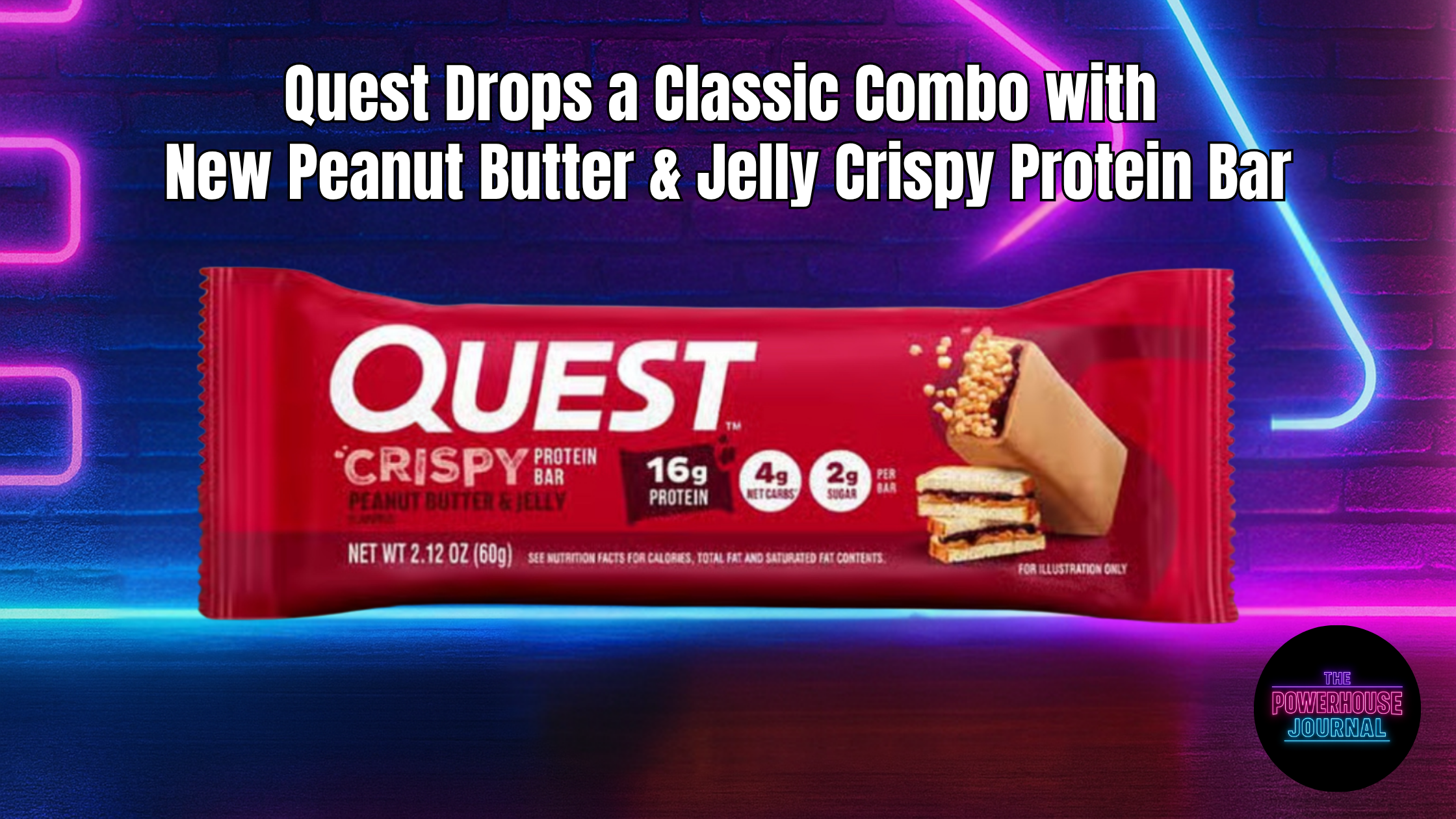 Quest Drops a Classic Combo with New Peanut Butter & Jelly Crispy Protein Bar