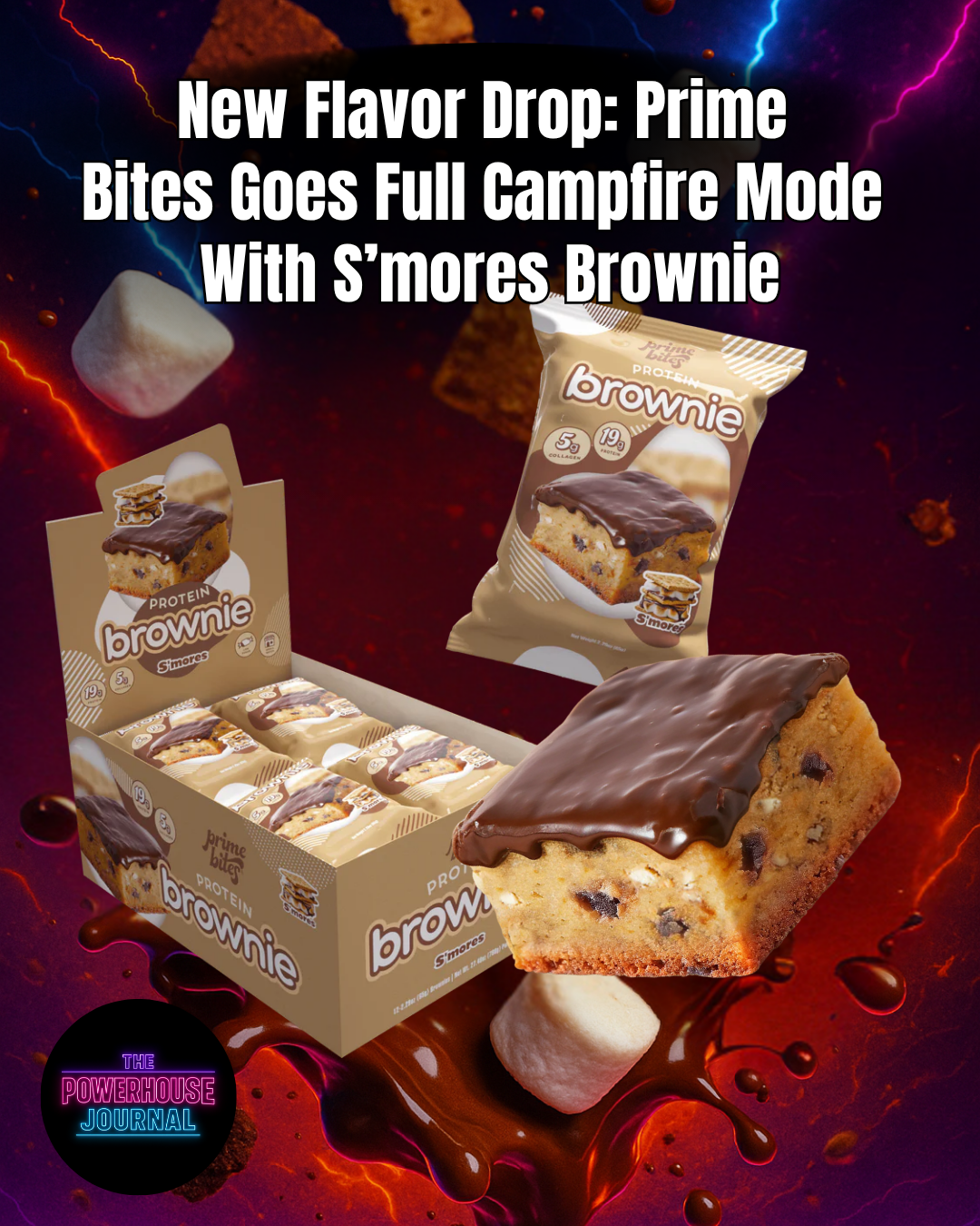 New Flavor Drop: Prime Bites Goes Full Campfire Mode With S’mores Brownie