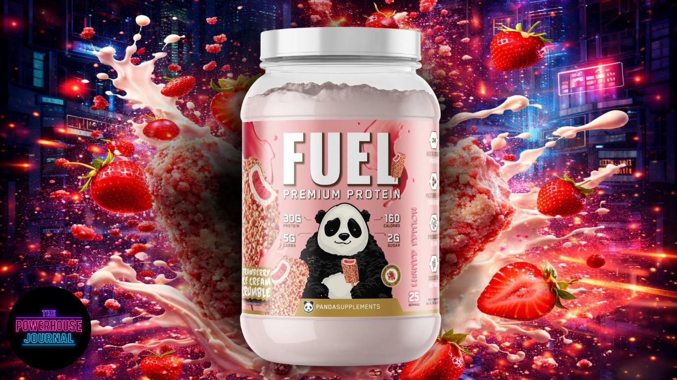 Panda Supplements Adds Strawberry Ice Cream Crumble Flavor to Fuel Protein