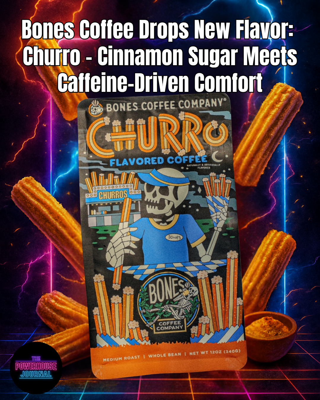Bones Coffee Drops New Flavor: Churro – Cinnamon Sugar Meets Caffeine-Driven Comfort