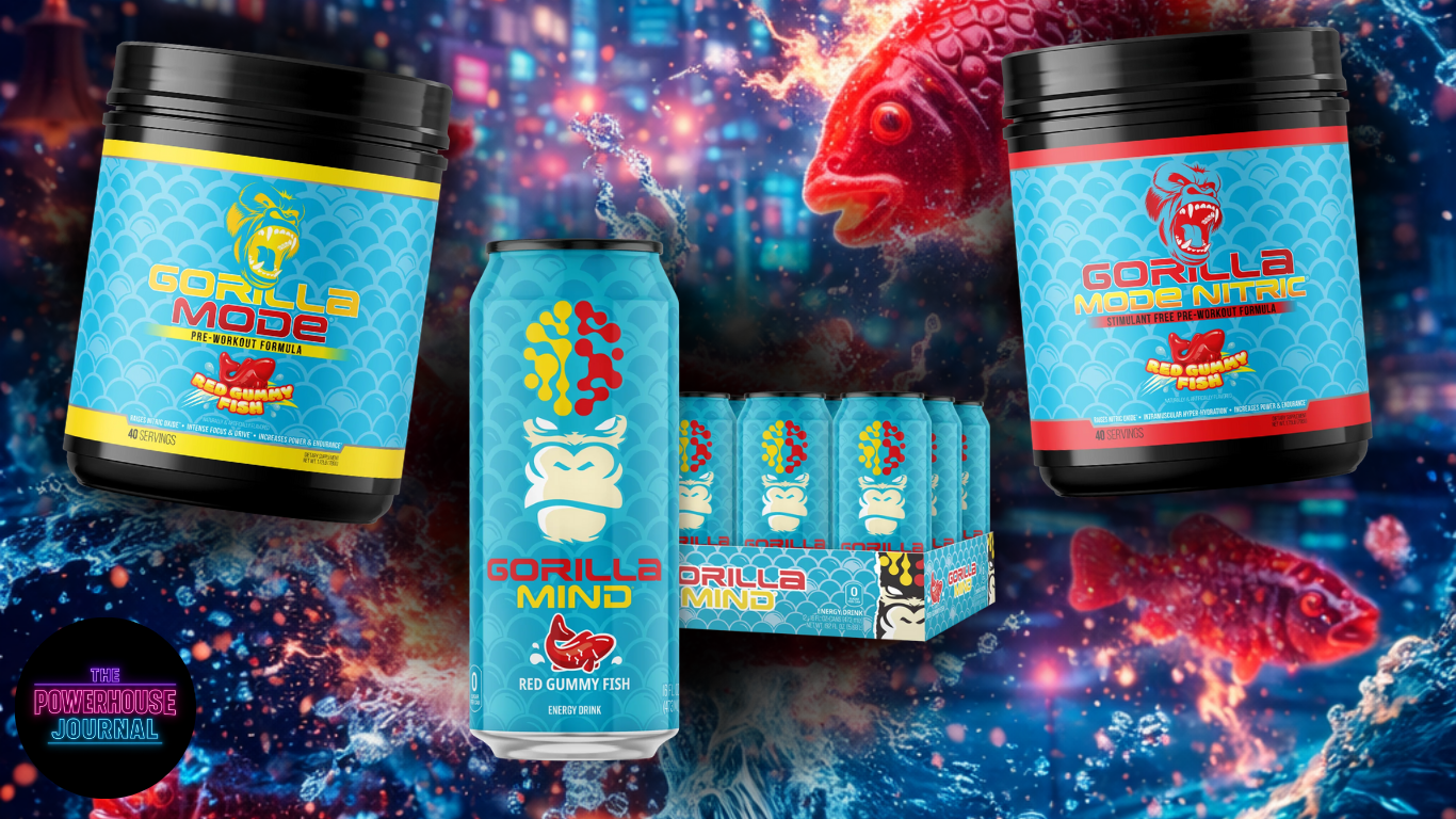 Gorilla Mind Red Gummy Fish Is Finally Here — Energy Drink, Gorilla Mode &amp; Nitric Breakdown