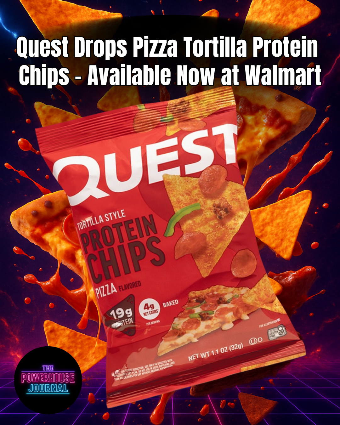 Quest Drops Pizza Tortilla Protein Chips – Available Now at Walmart