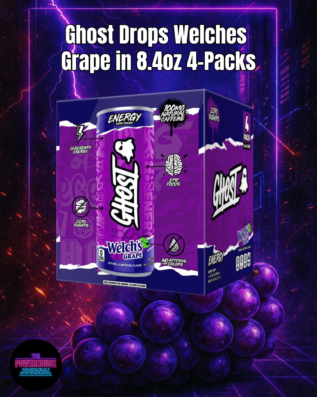 Ghost Drops Welches Grape in 8.4oz 4-Packs — Here's What You Need to Know