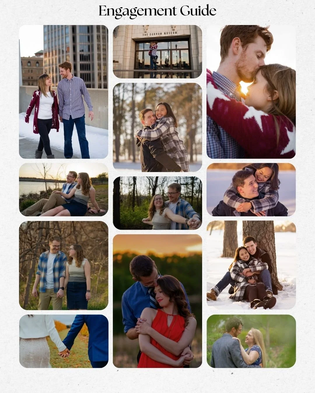 Favorite Engagement Sessions - Collages