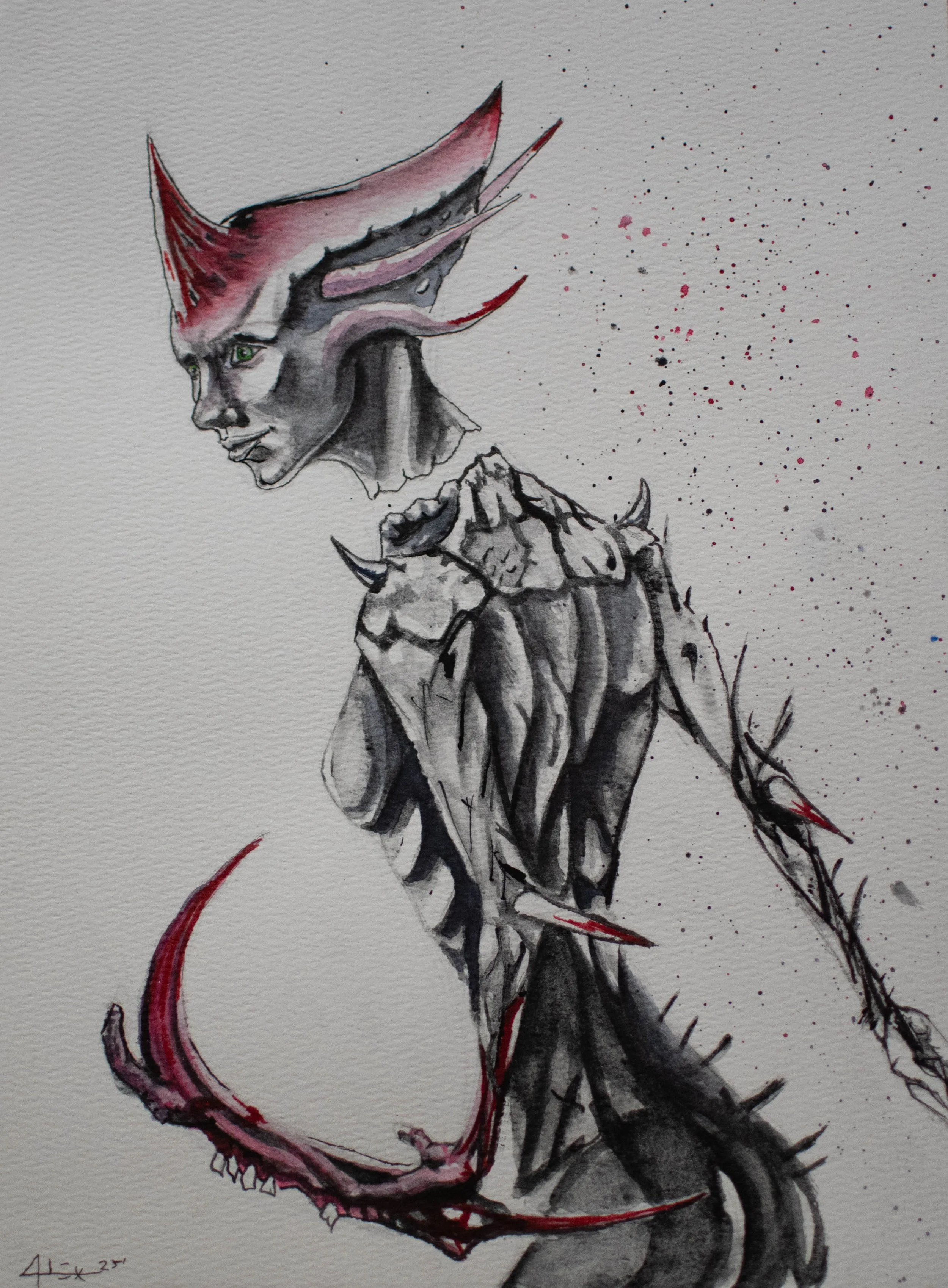 Laura Warrior goddess splatter (1 of 1).jpg