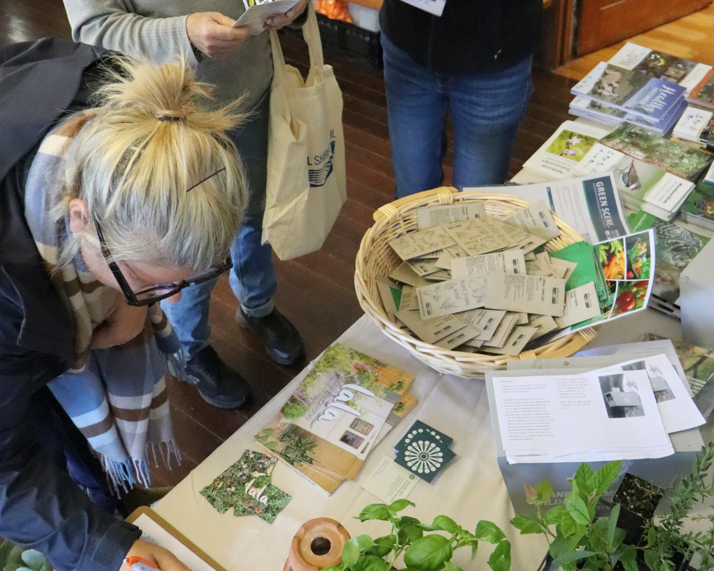 Community workshop focused on healing and rebuilding gardens after fire, held in the Highlands, May 2026, in partnership with Granite Hills Nursery and Mitchell Shire Council.