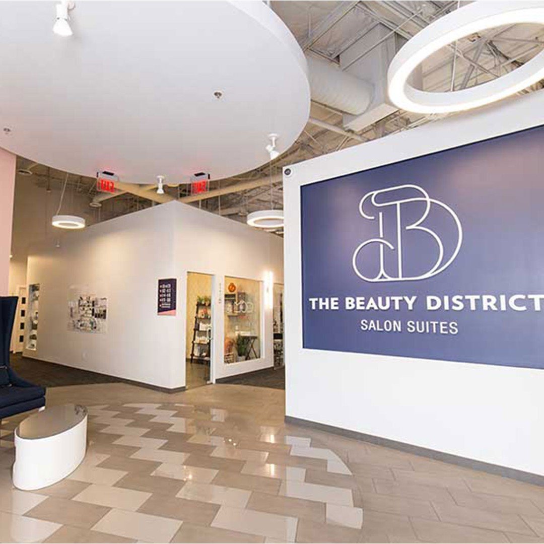 Welcome to the #BeautyDistrict's processing lounge, where a salon feels more like a living room. TV, WiFi, charging stations—all the comforts needed to keep clients happy and entertained, while you work your magic.
Why? Because we're all about
