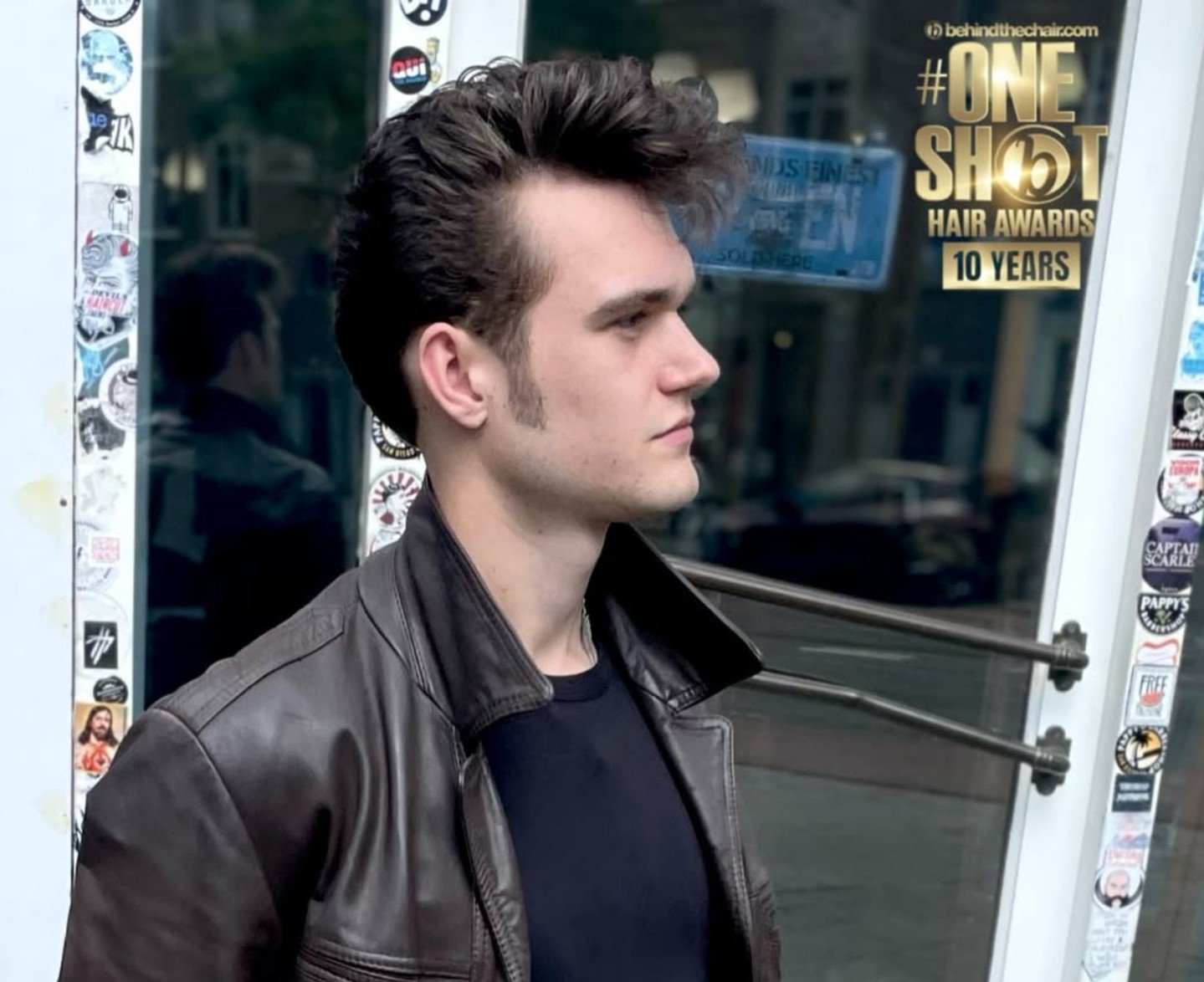 Tell me about it, stud.' 🔥 @fadeandbladehair servin' up some serious Grease vibes with this cut & we're HERE for it!
Book your own #ClassicCut today!
#AZBarber #Barber #MensHair