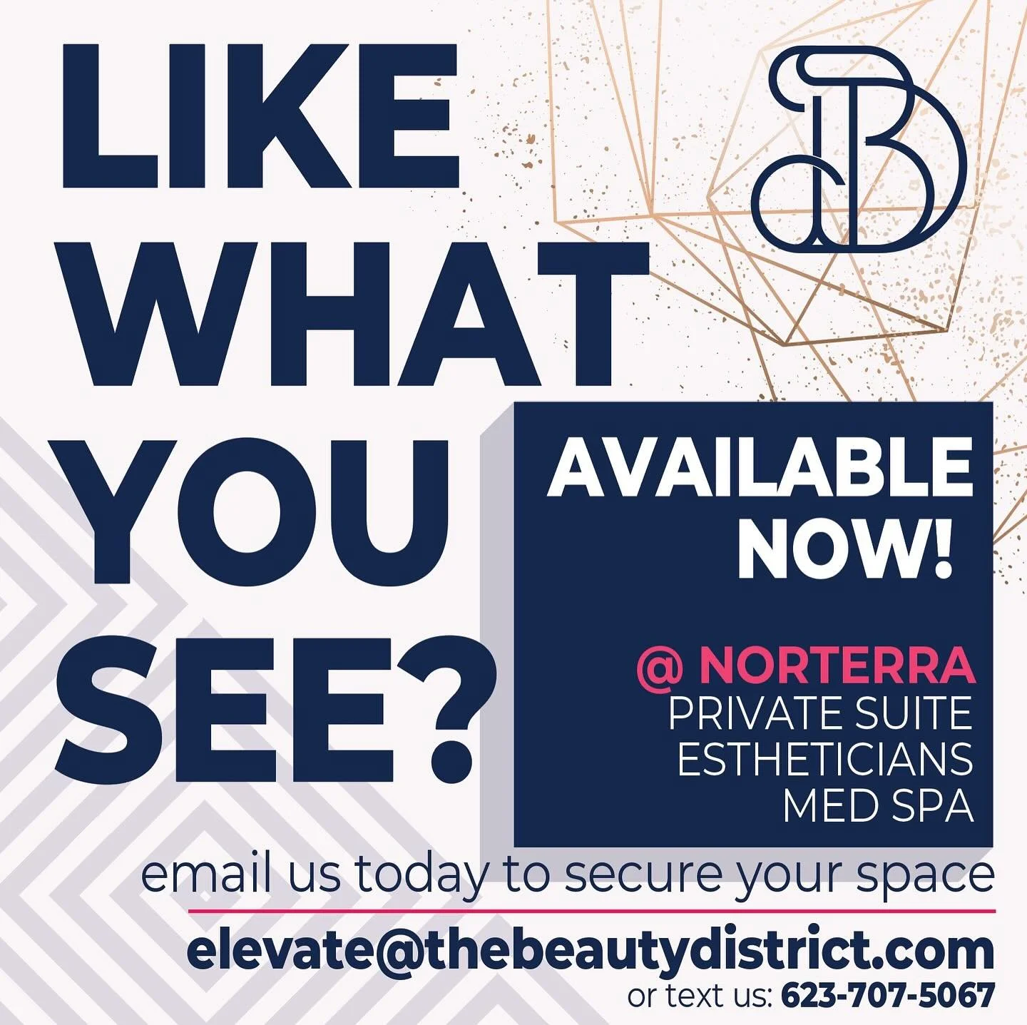 COMING SOON!!! A RARE private suite is coming available coon at NORTERA. Be your own boss in your own space!! Please contact me or submit a form on our site!! #beauty #salon #salonsuite #salonsuites