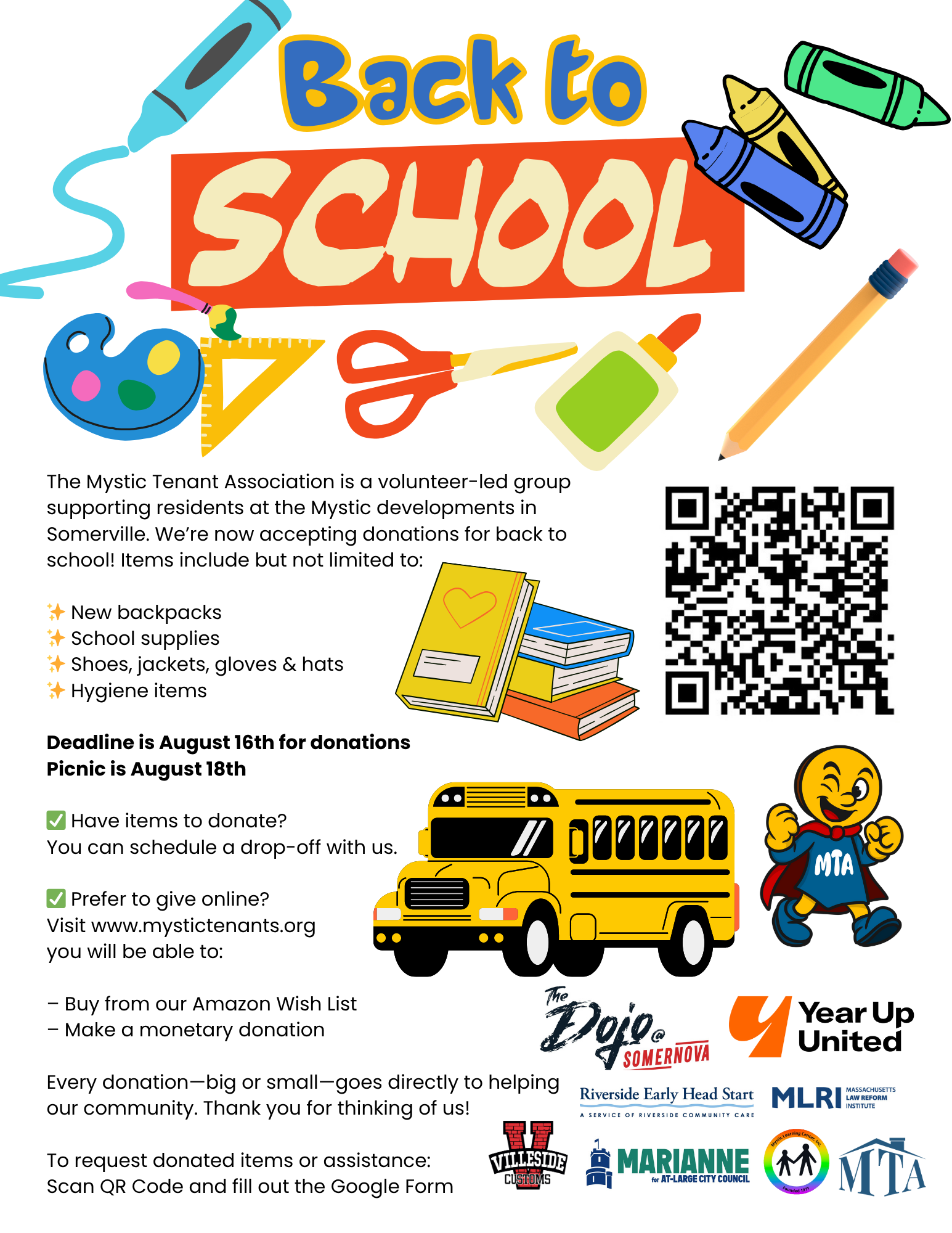 Back to School Drive